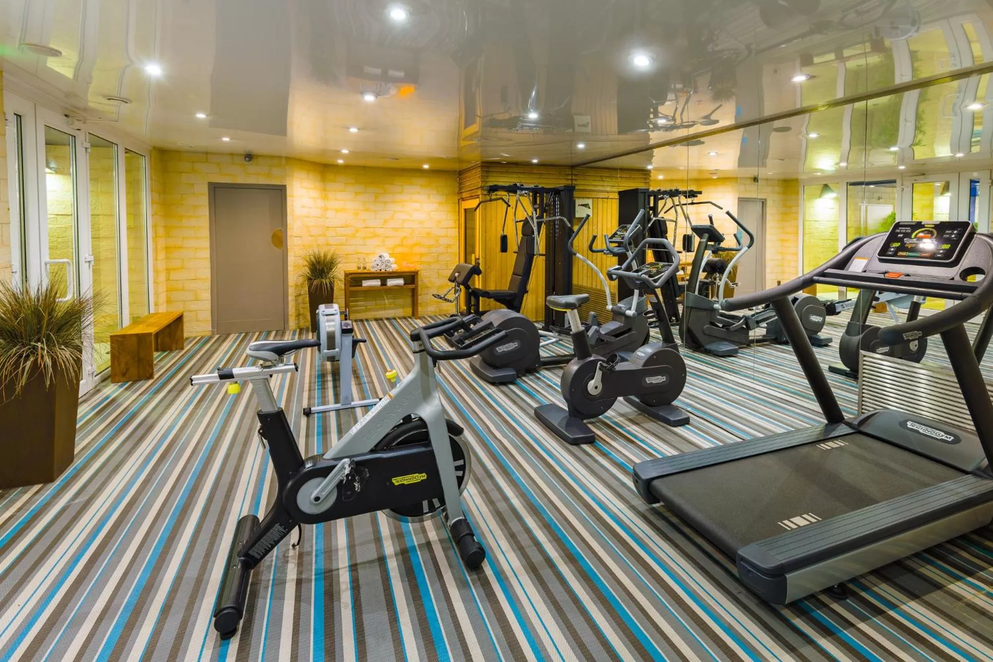 Fitness centre/facilities in Hotel Residence Europe & Spa