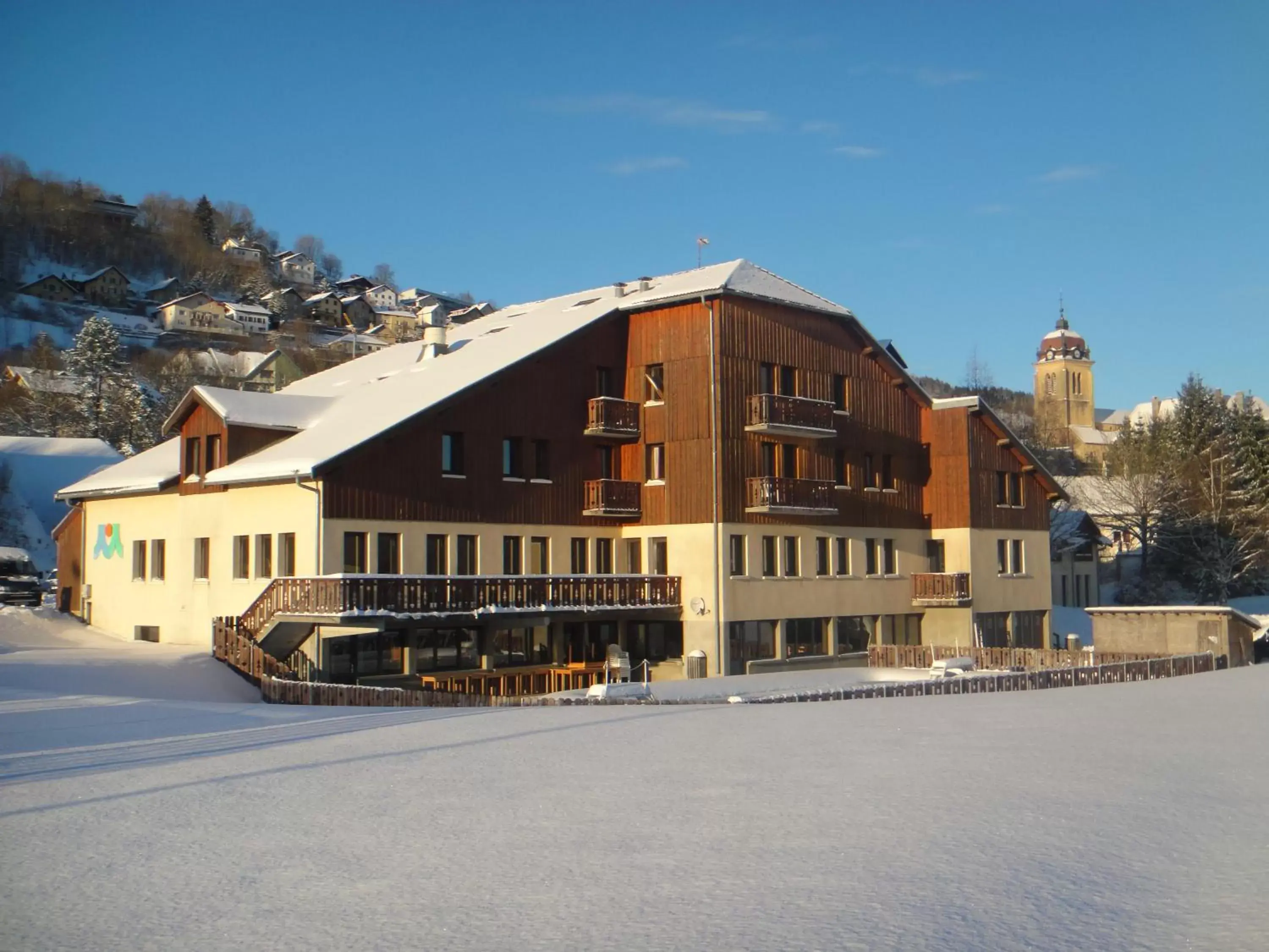 Property building, Winter in Espace Morteau