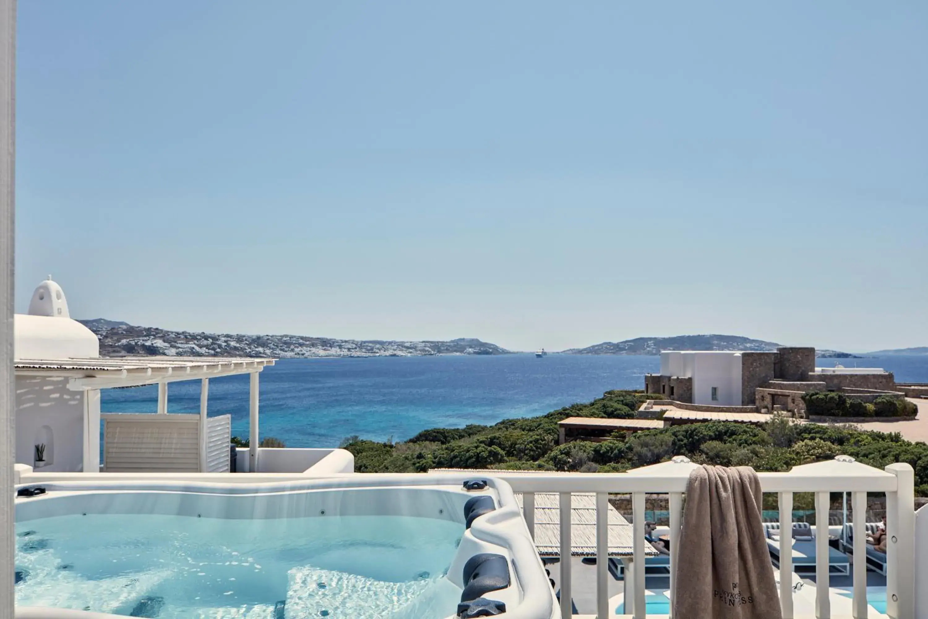 View (from property/room), Swimming Pool in Mykonos Princess Hotel