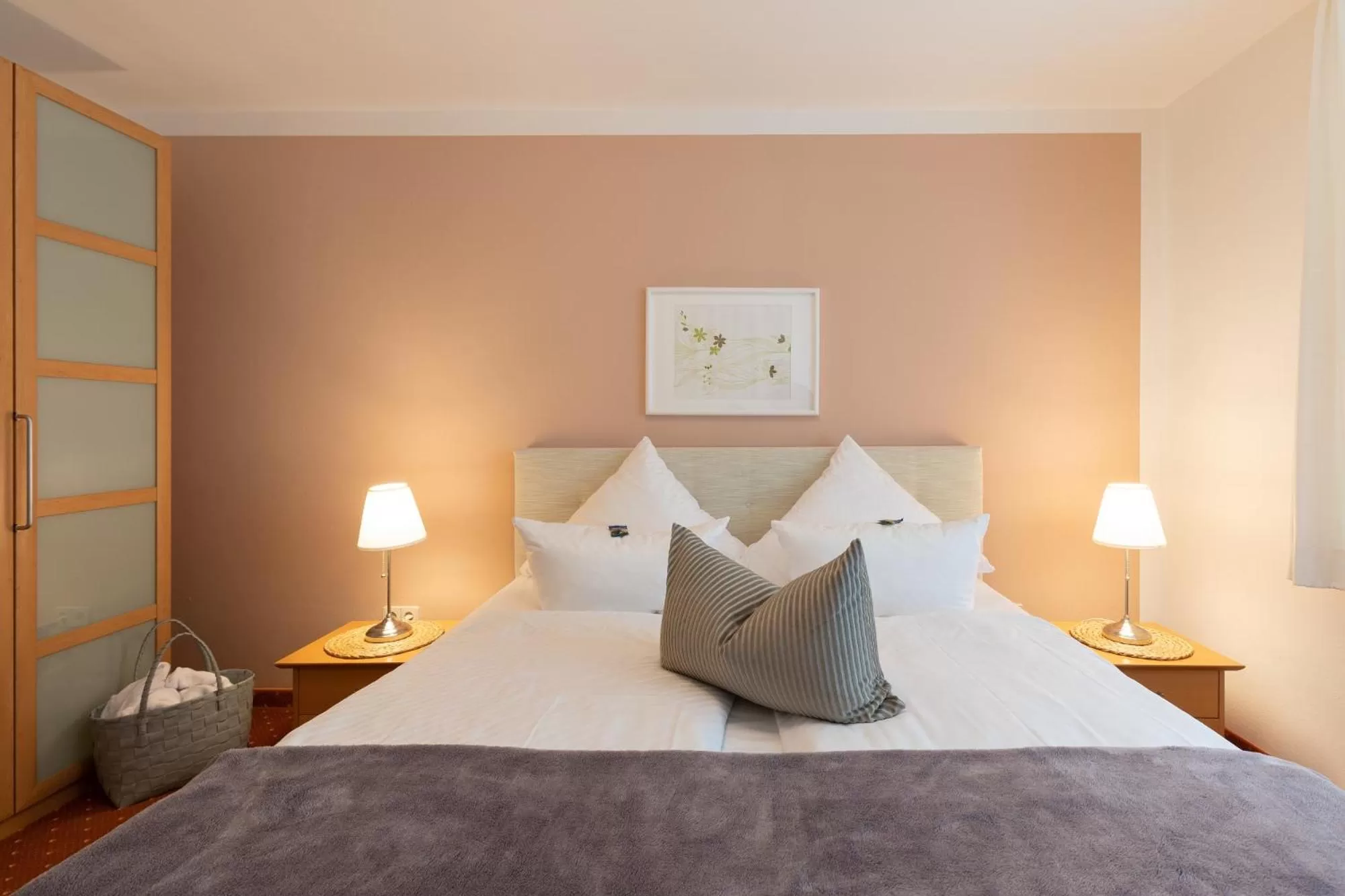 Bed in Seehotel Lindenhof