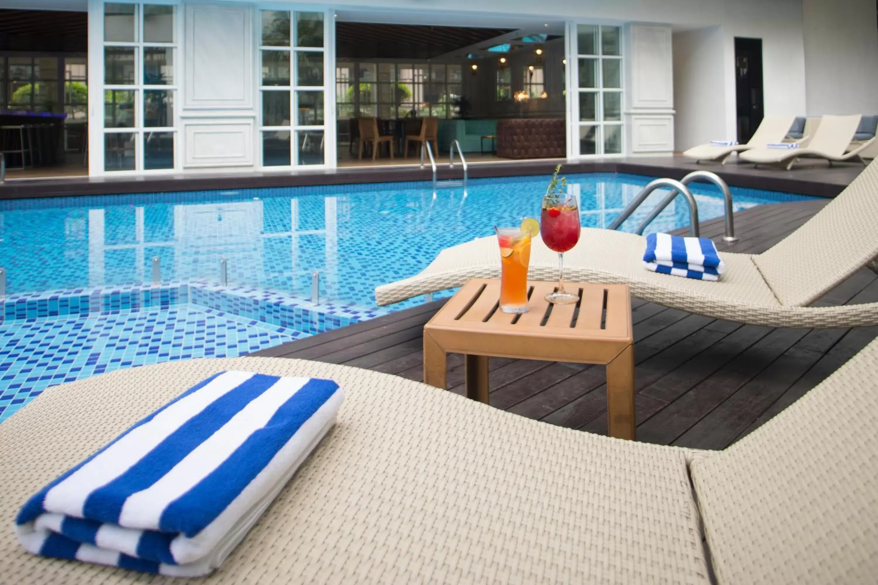 Decorative detail, Swimming Pool in Meliá Kuala Lumpur