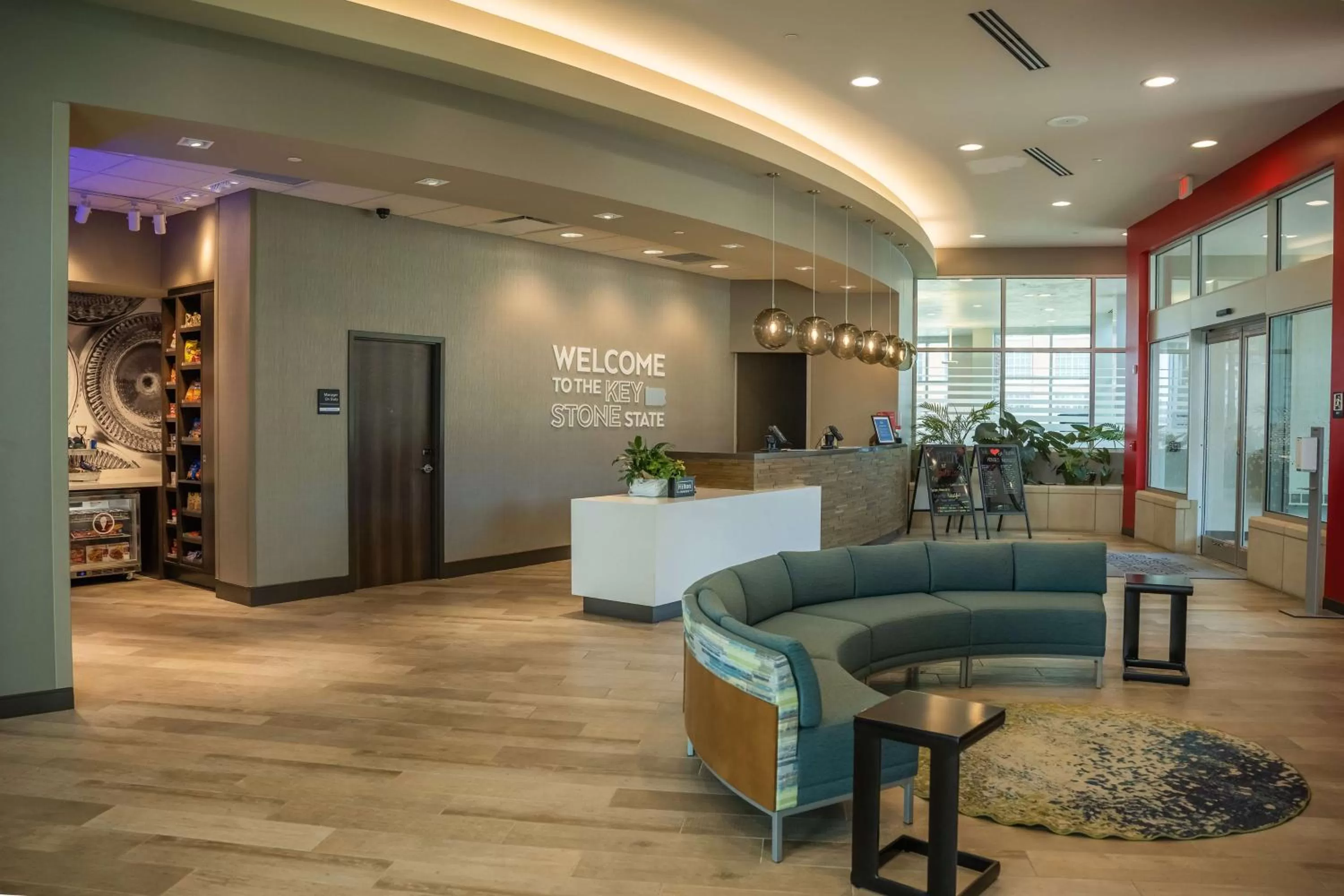 Lobby or reception in Hampton Inn & Suites Erie Bayfront