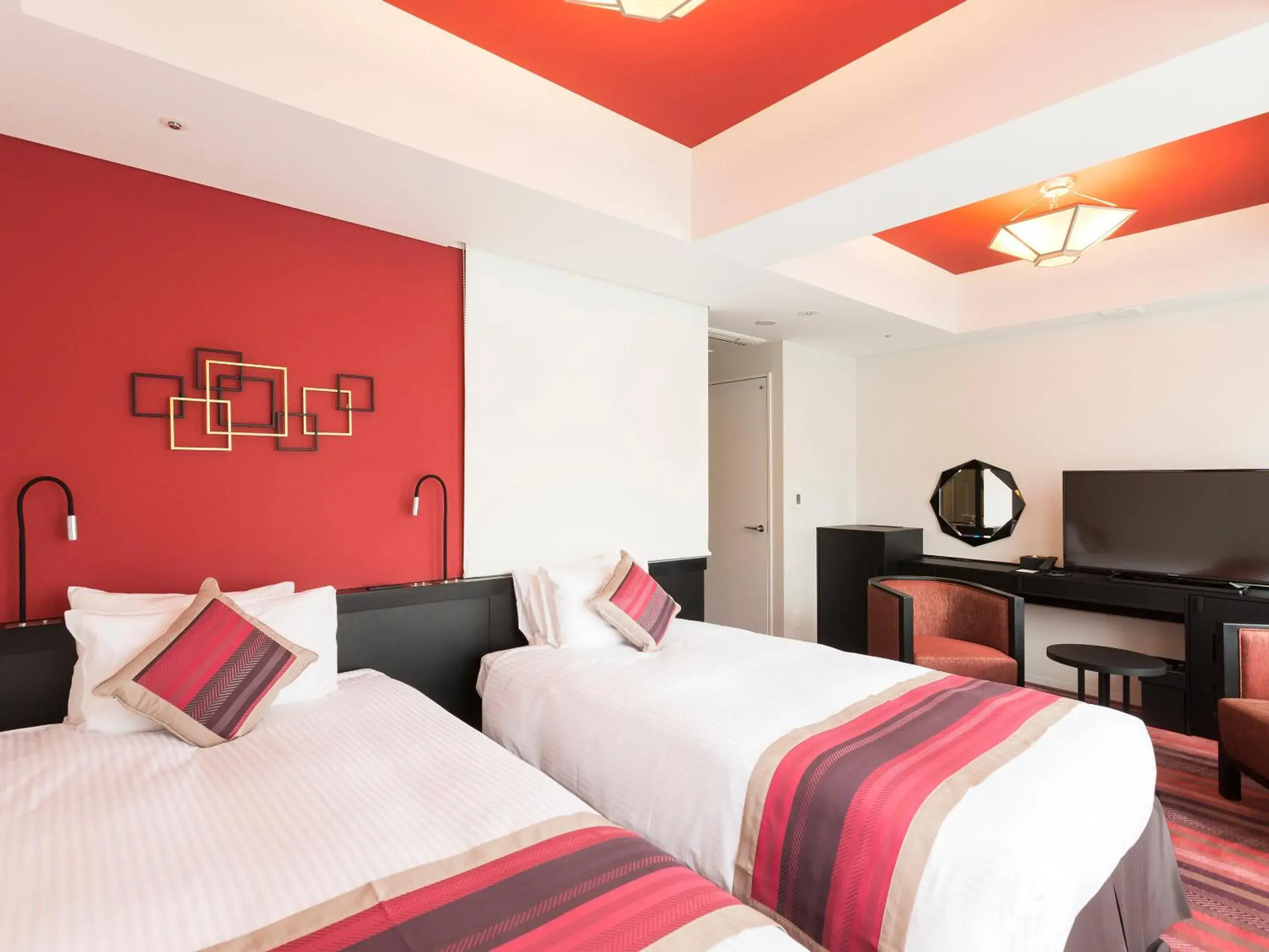 Bed in Hotel Dans Le Coeur Osaka Umeda Bed in Hotel Dans Le Coeur Osaka Umeda