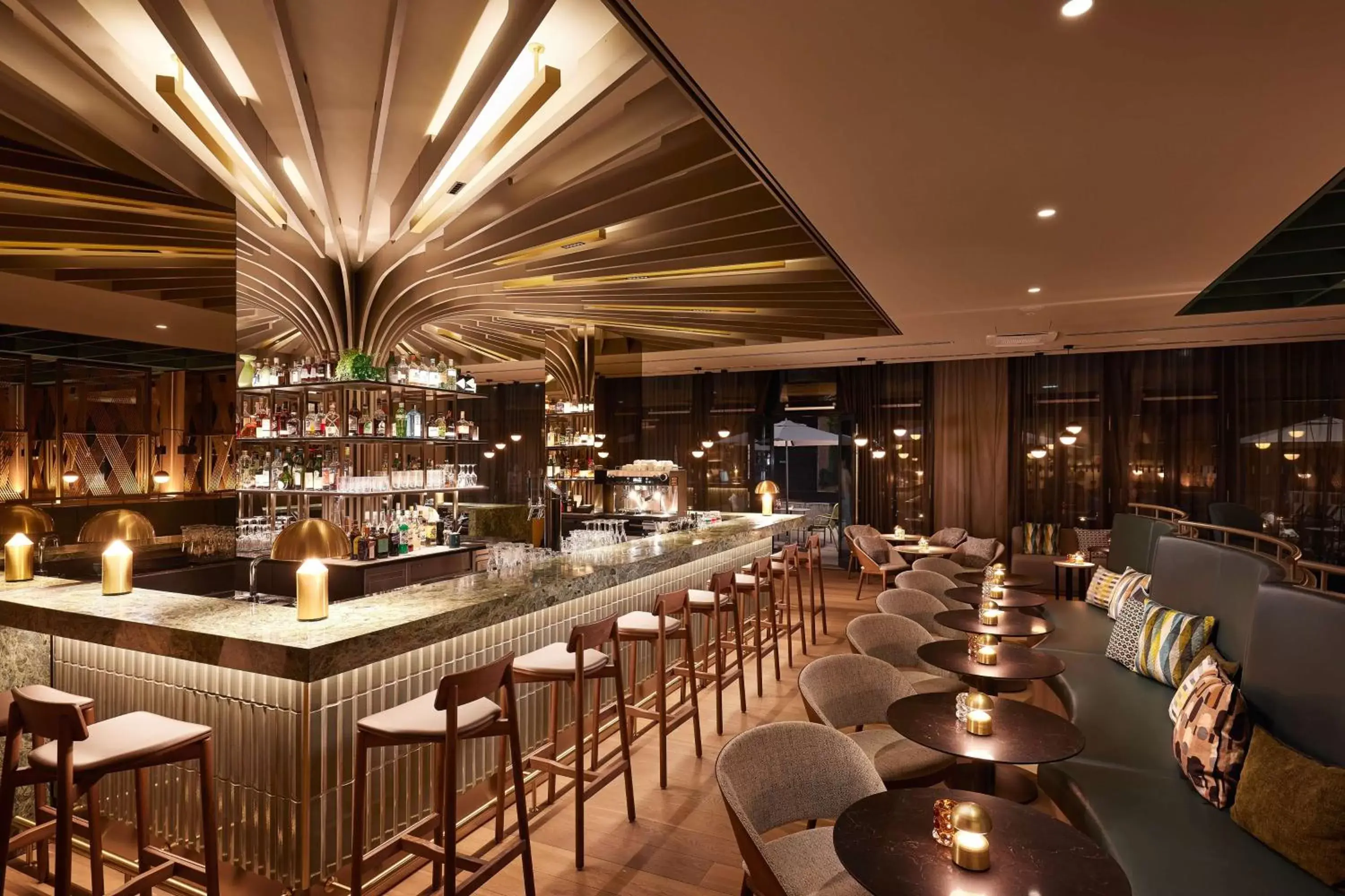 Lounge or bar in Adina Apartment Hotel Dusseldorf Lounge or bar in Adina Apartment Hotel Dusseldorf