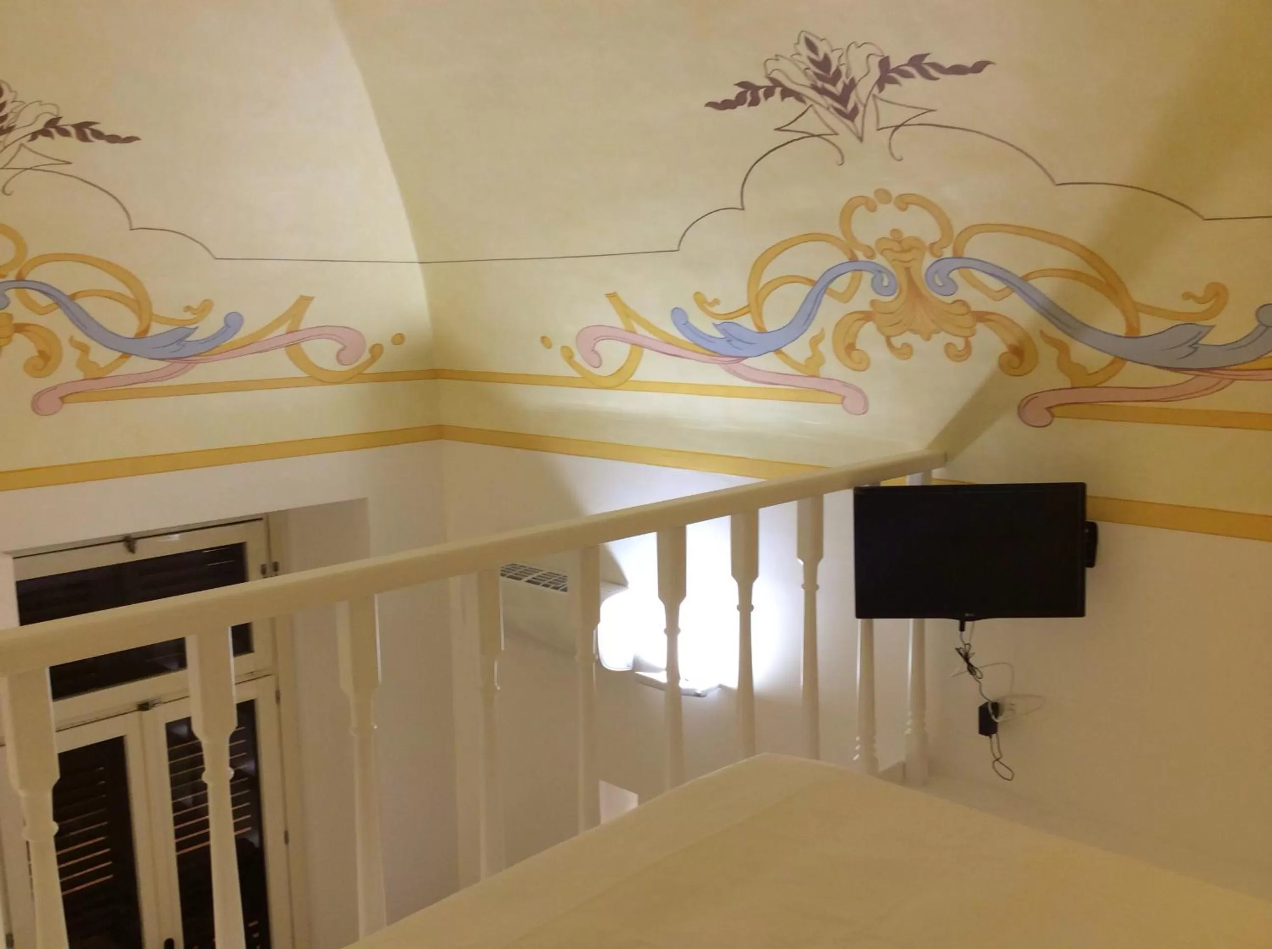 Decorative detail, Bed in Suite Le Perle