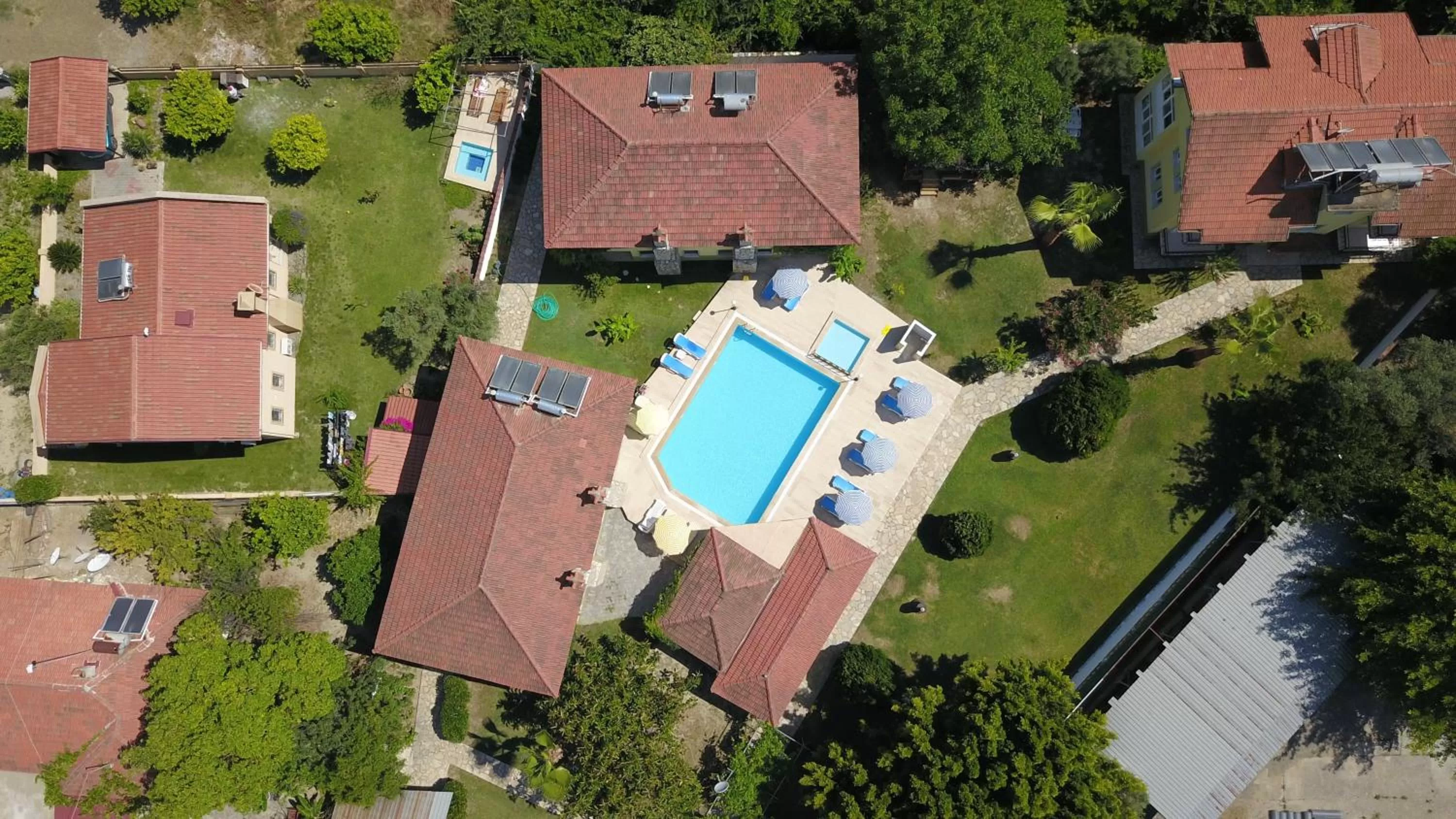 Bird's eye view in Summer Life Villa Apart