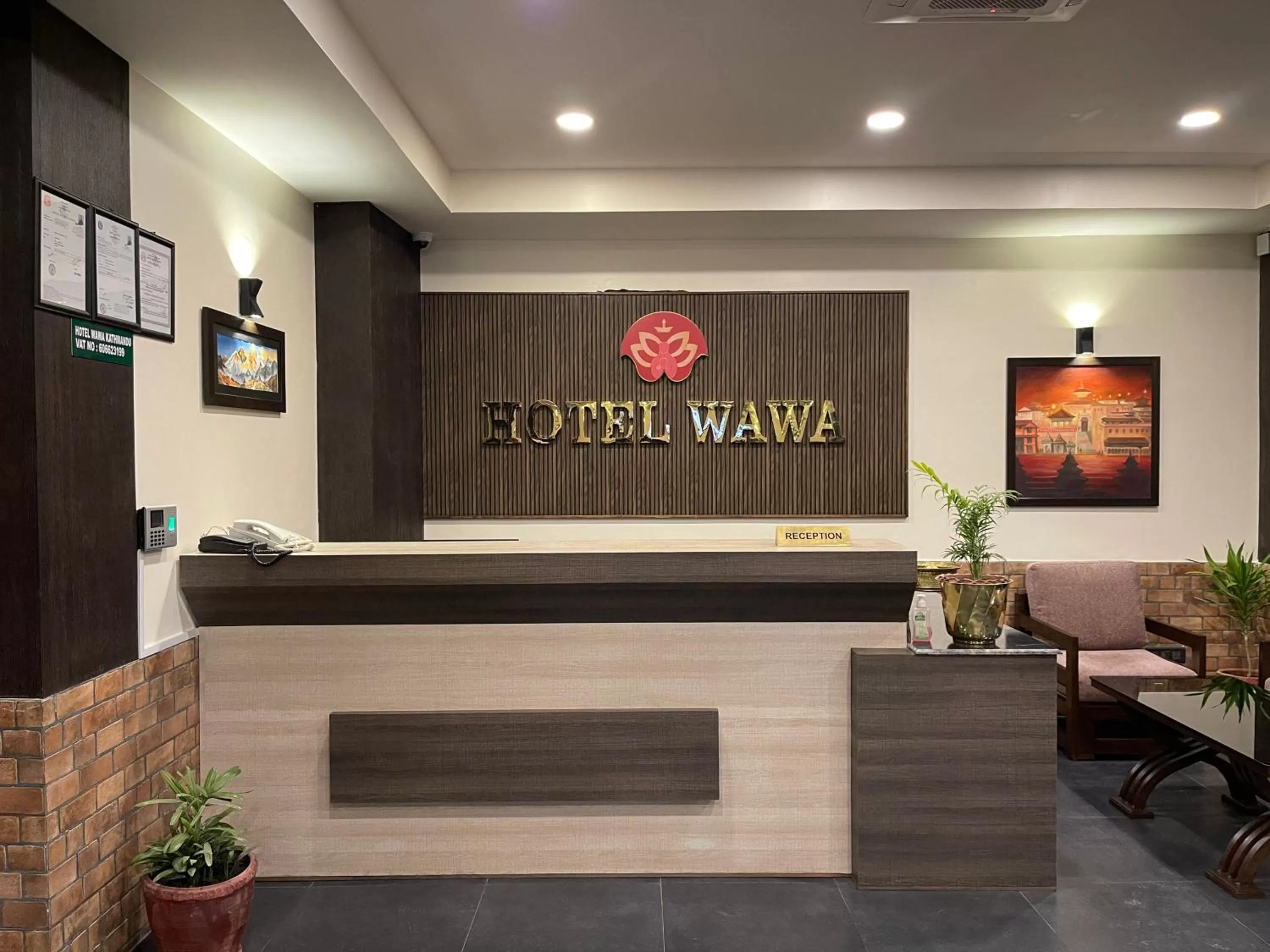 Lobby or reception in Hotel Wawa