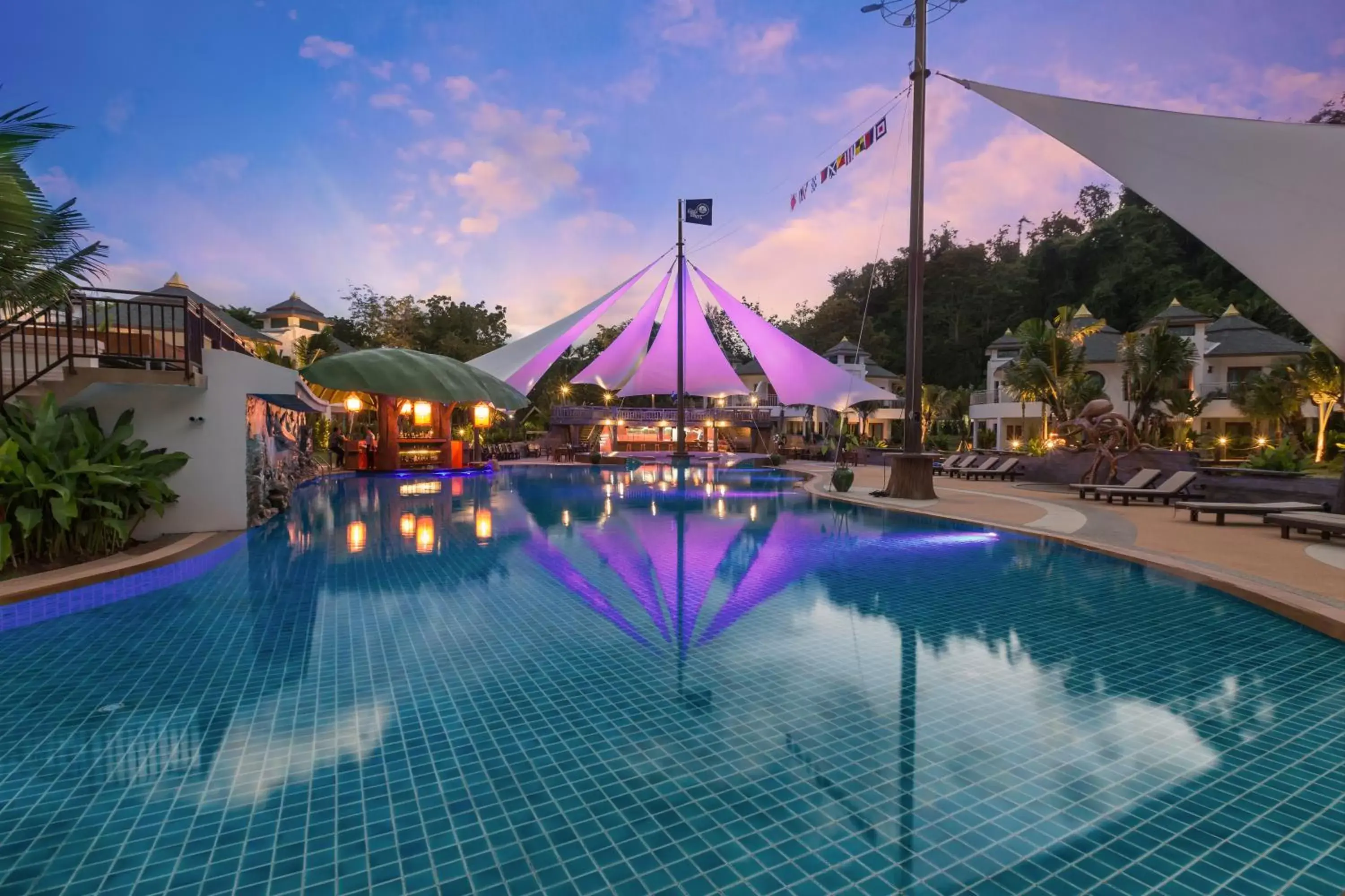 Lounge or bar, Swimming Pool in Krabi Resort- SHA Extra Plus