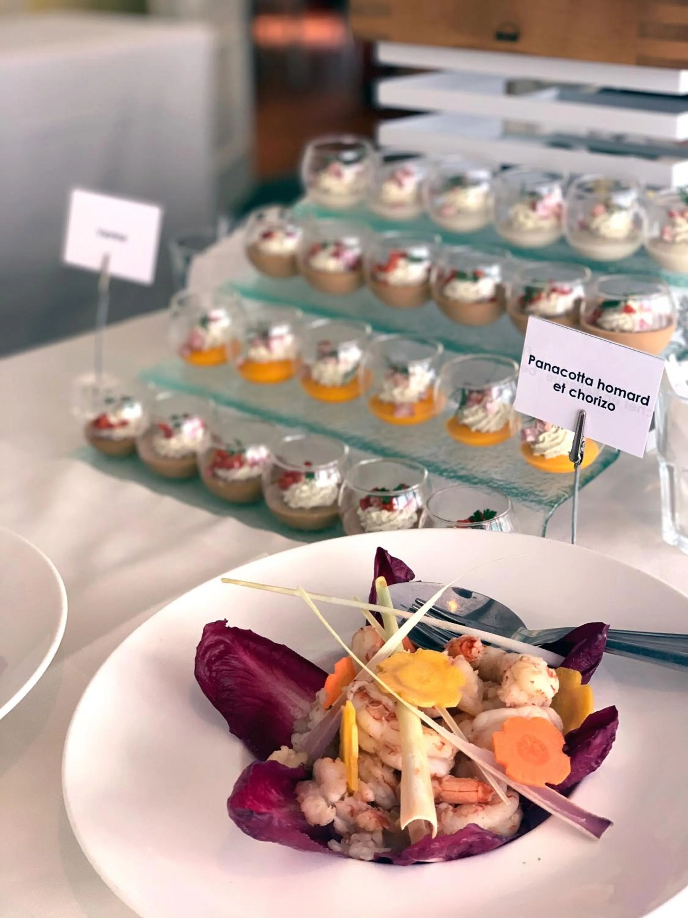 Food and drinks in Hôtel la Prairie