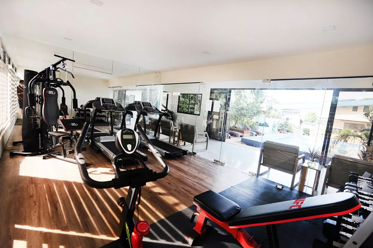 Fitness centre/facilities in Aerostop Hotel and Restaurant