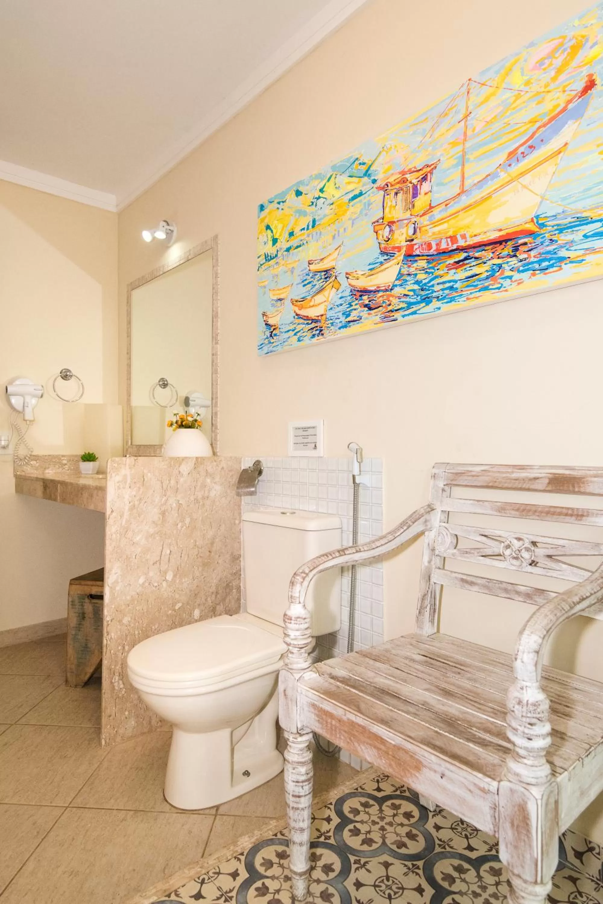 Bathroom in Pousada La Dolce Vita