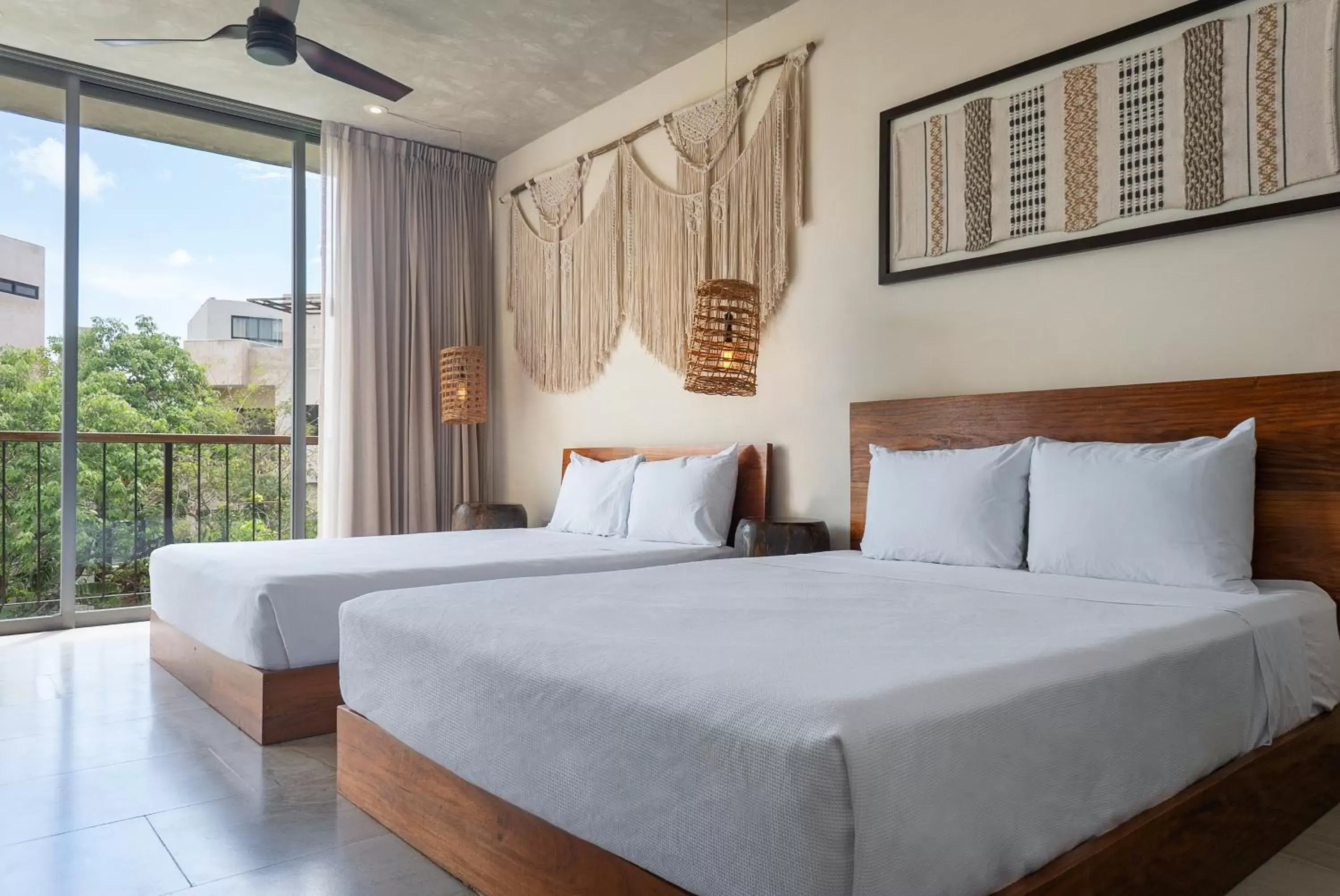 Bed in ARUNA TULUM-Luxury Studios & Apartments