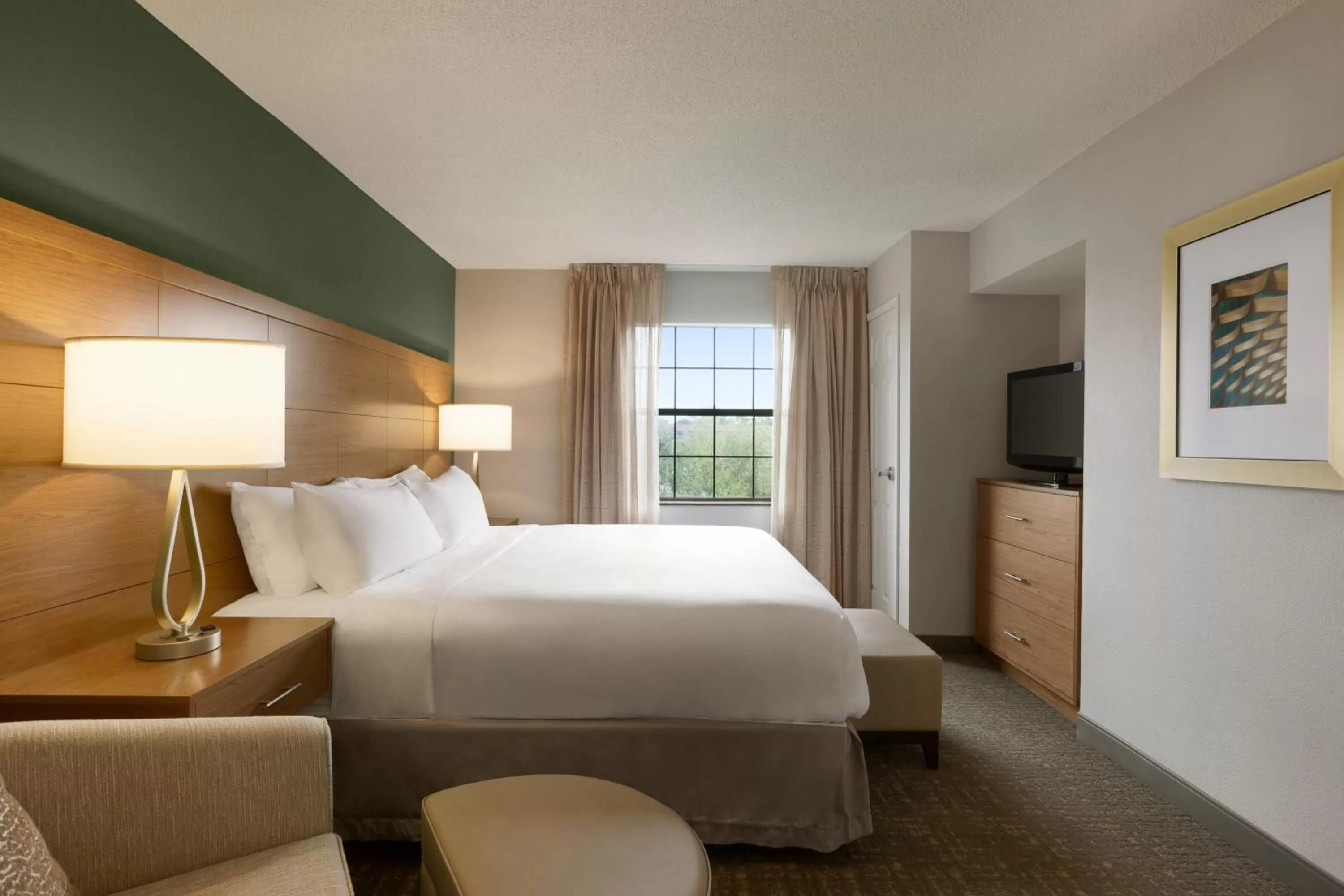 Photo of the whole room, Bed in Staybridge Suites Tampa East- Brandon by IHG