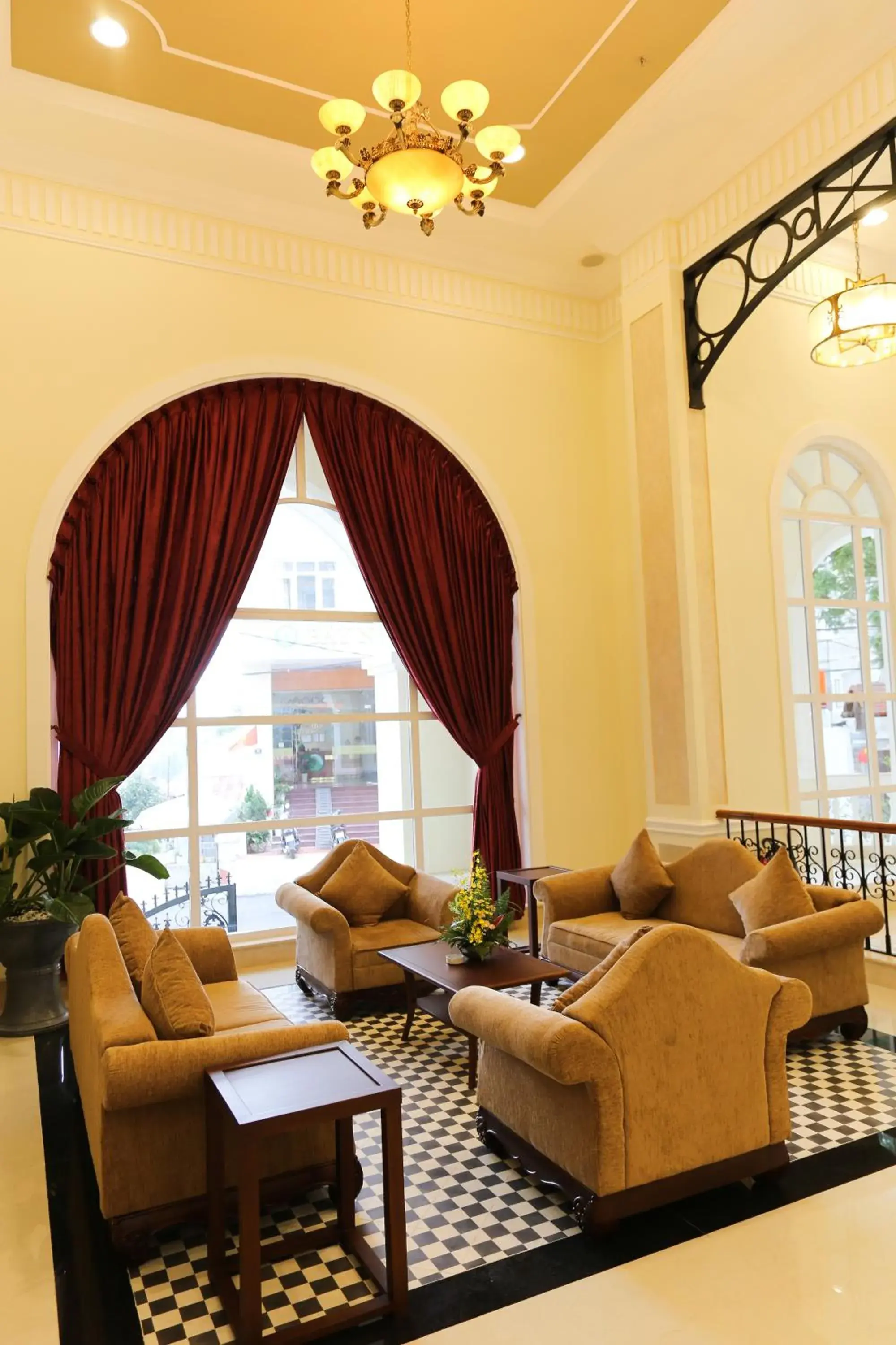 Seating Area in Iris Dalat Hotel