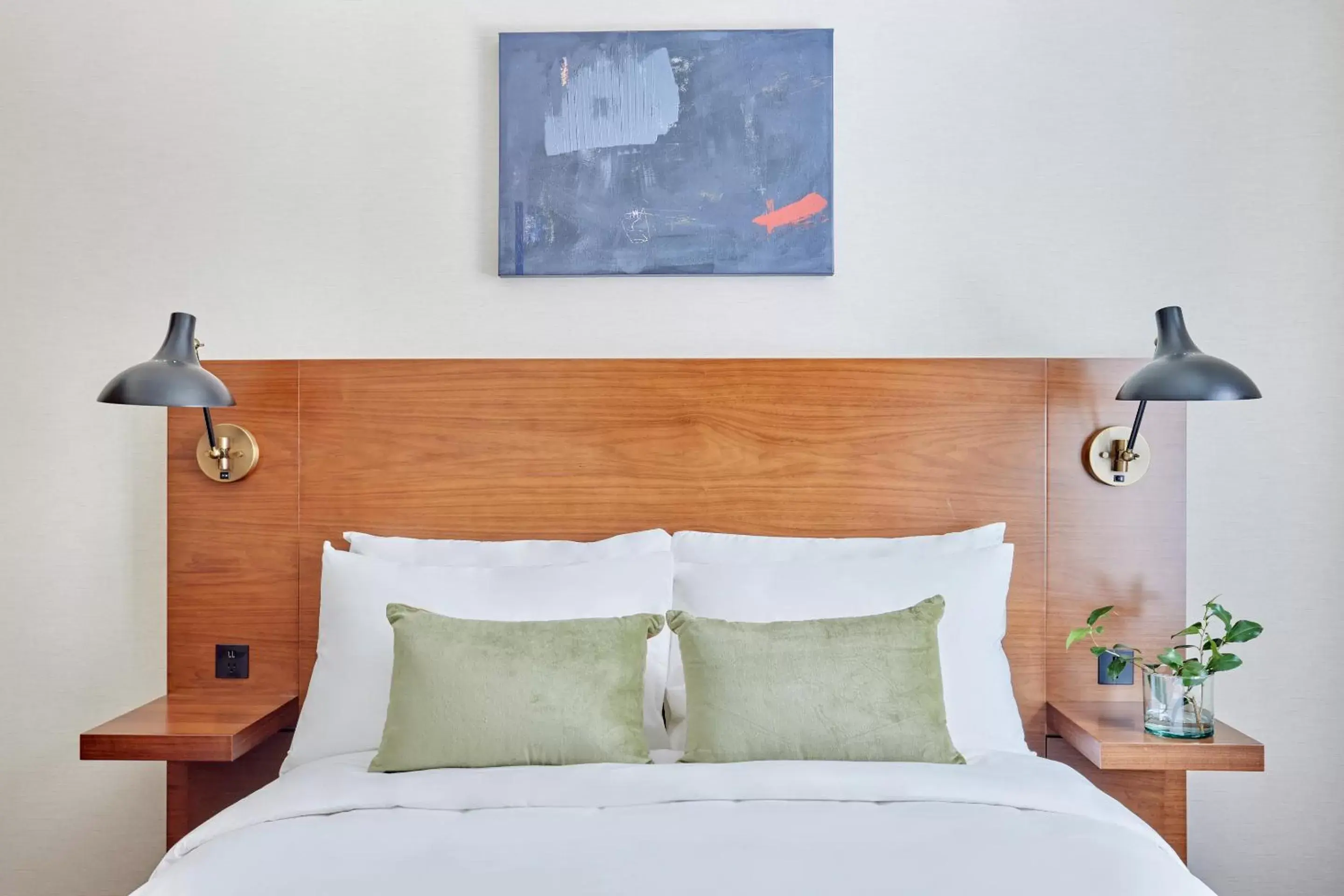 Bed in FOUND Hotel, San Francisco Bed in FOUND Hotel, San Francisco