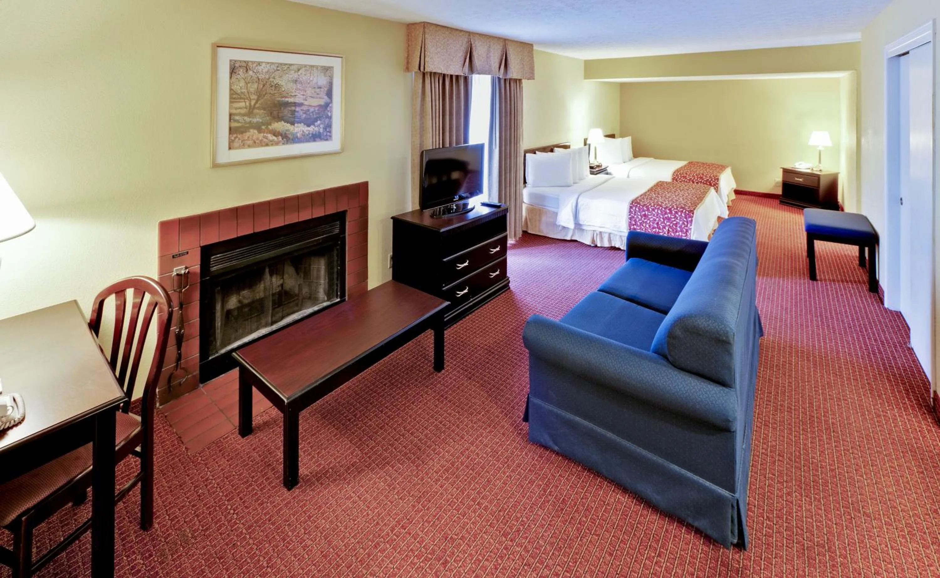 TV and multimedia, Bed in Hawthorn Extended Stay by Wyndham Columbus