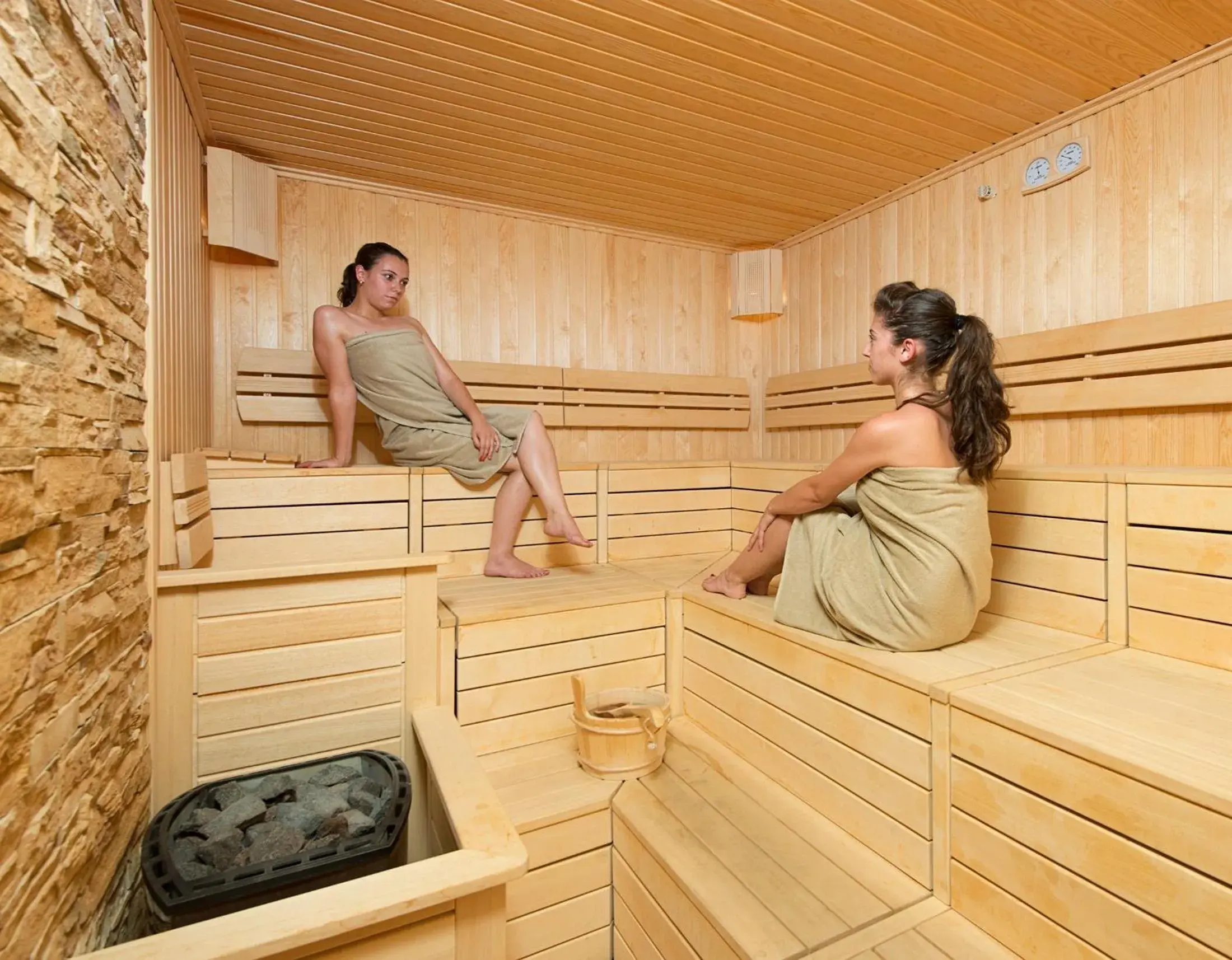 Sauna in Park Hotel and SPA Vella Hills