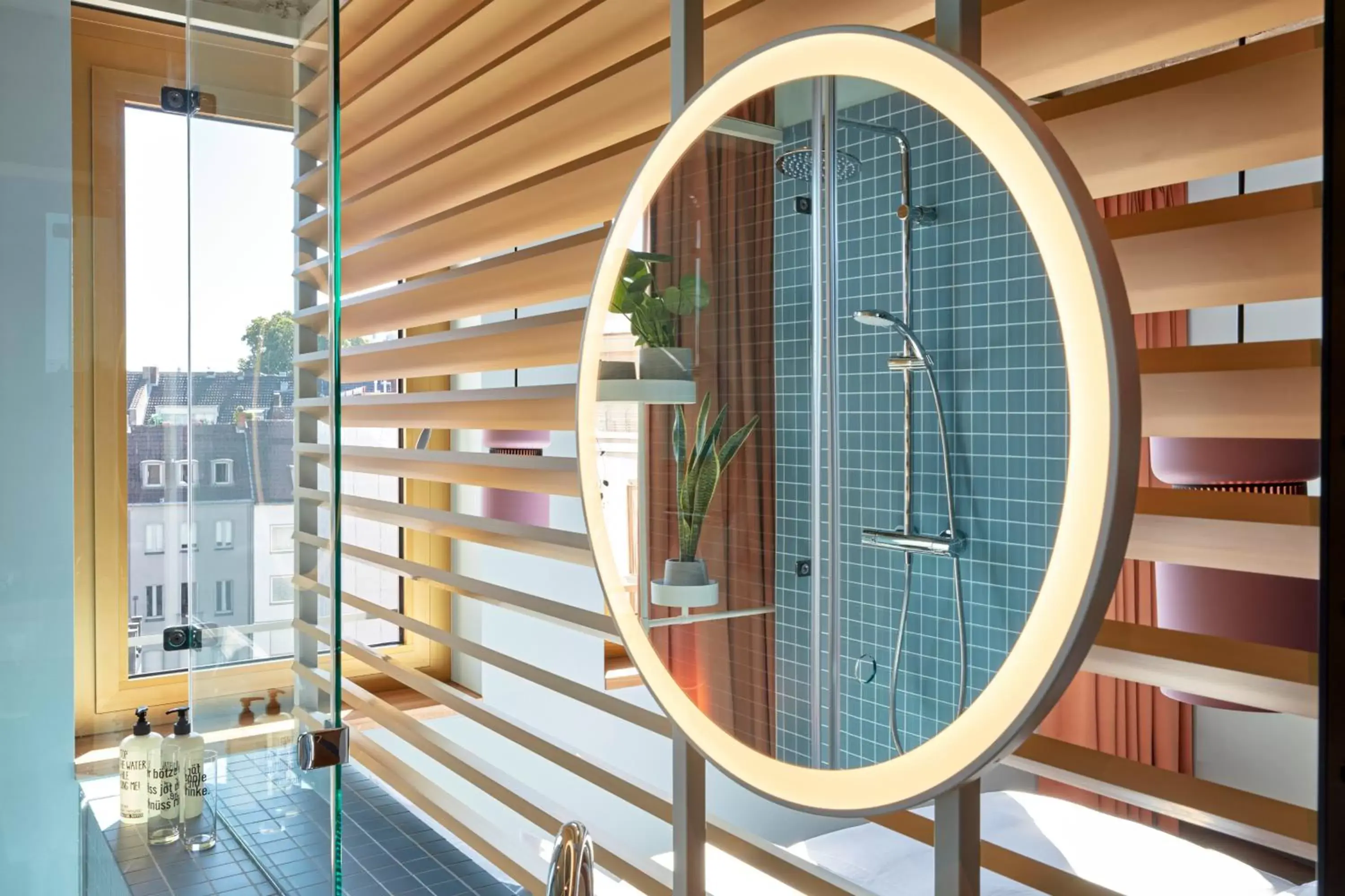 Bathroom in 25hours Hotel The Circle Bathroom in 25hours Hotel The Circle