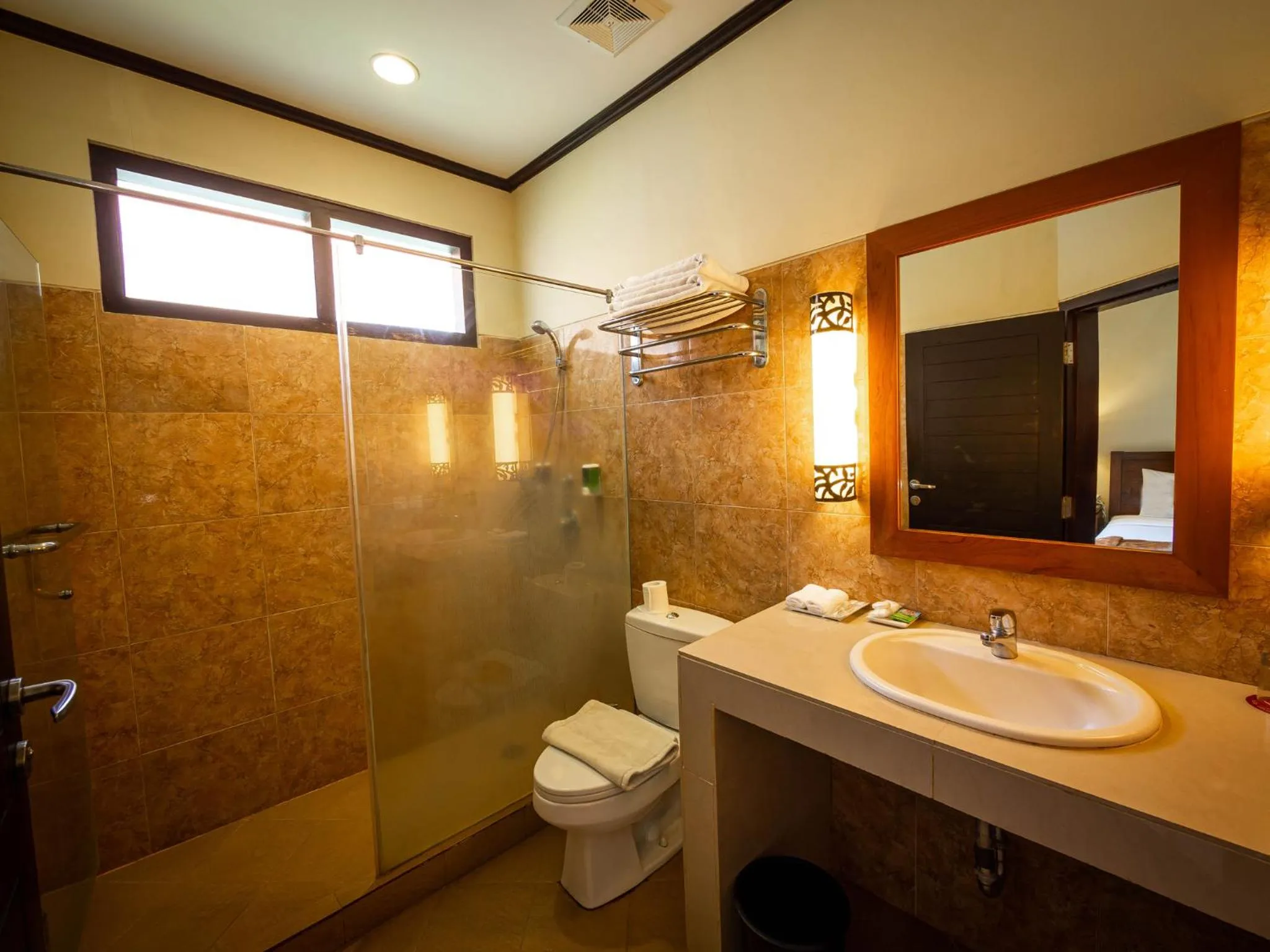 Shower in Yulia Beach Inn Kuta