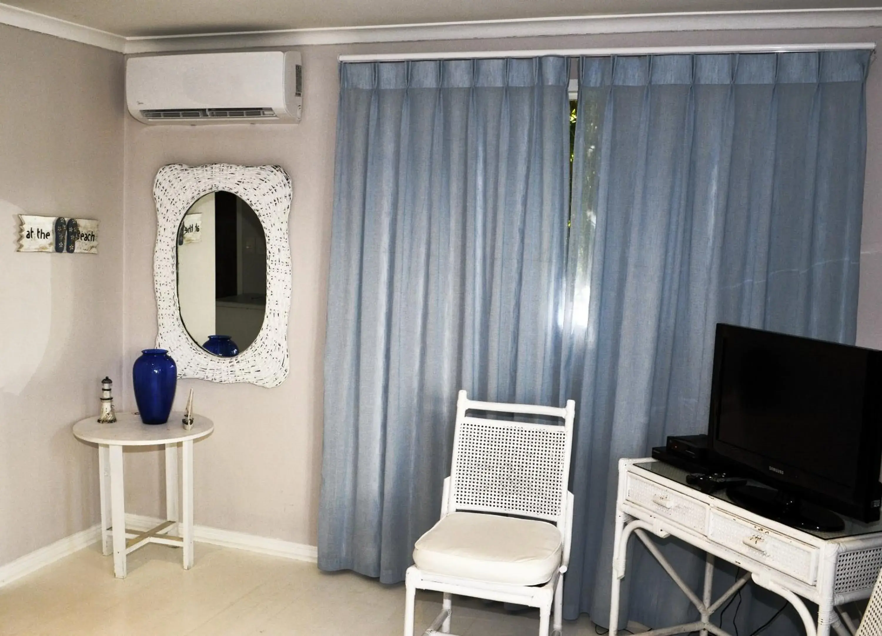 Decorative detail, TV/Entertainment Center in Brenton Beach House