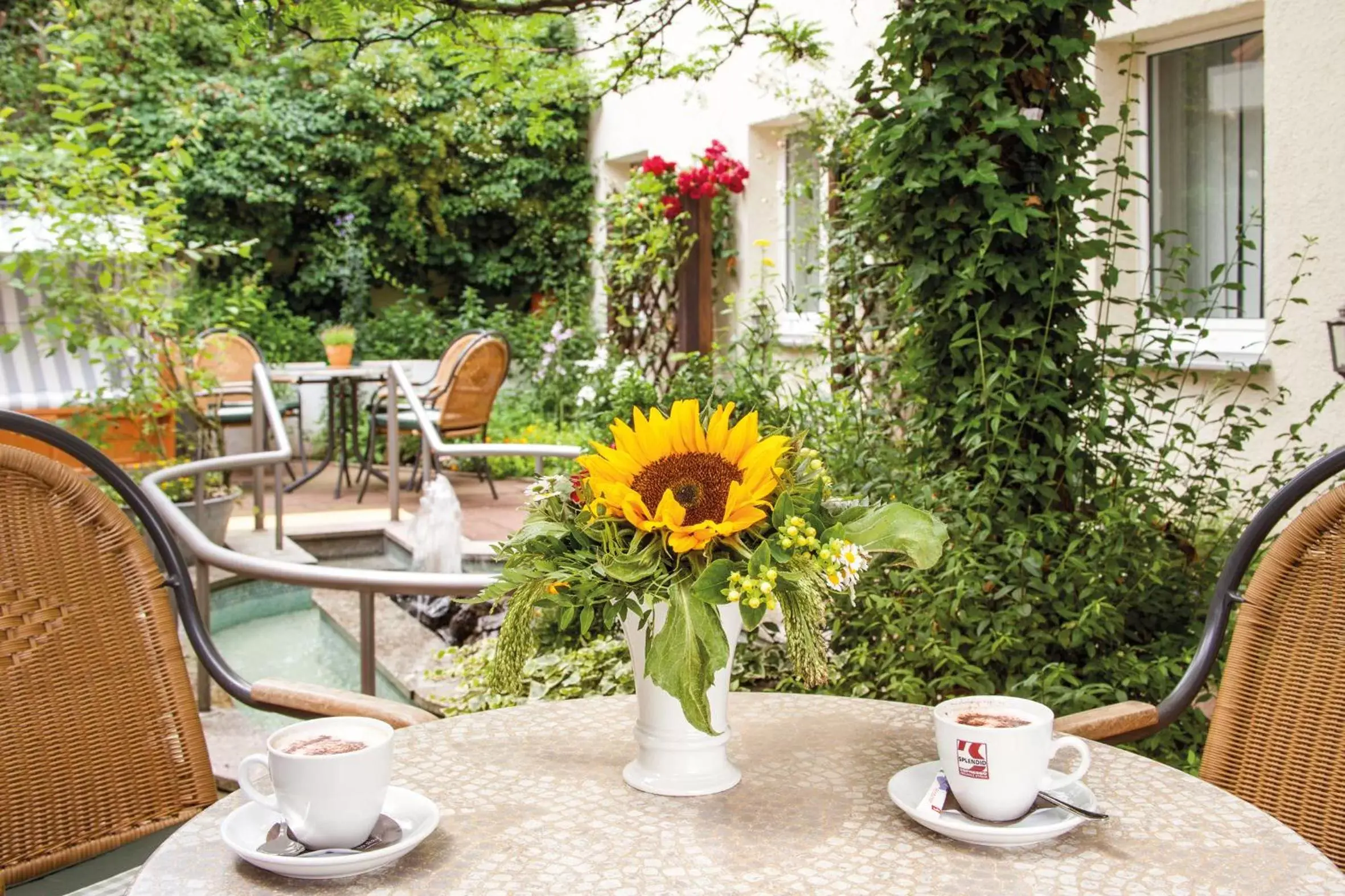 Balcony/Terrace in Vitalhotel am Stadtpark Superior