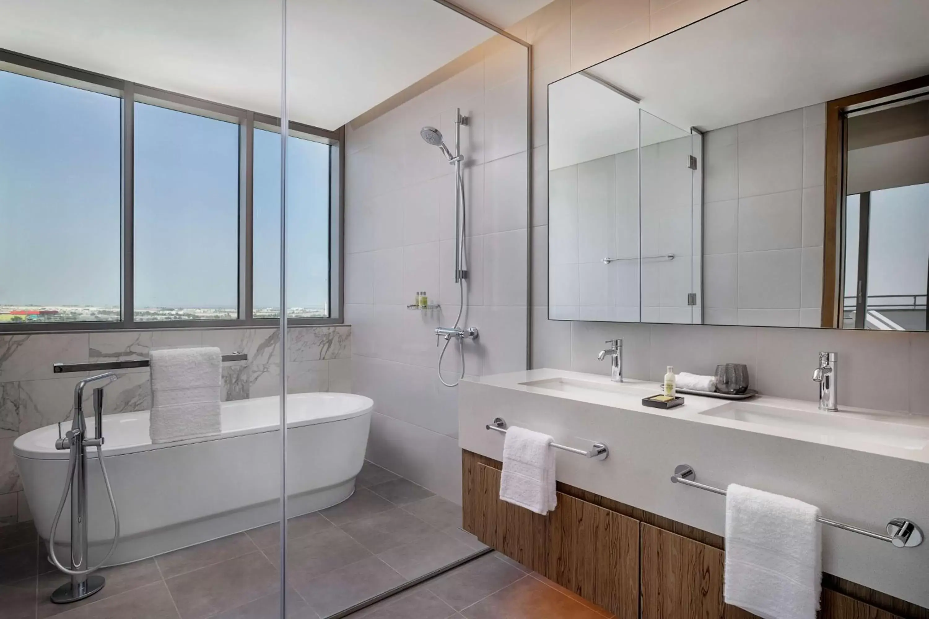 Bathroom in Doubletree By Hilton Abu Dhabi Yas Island Residences