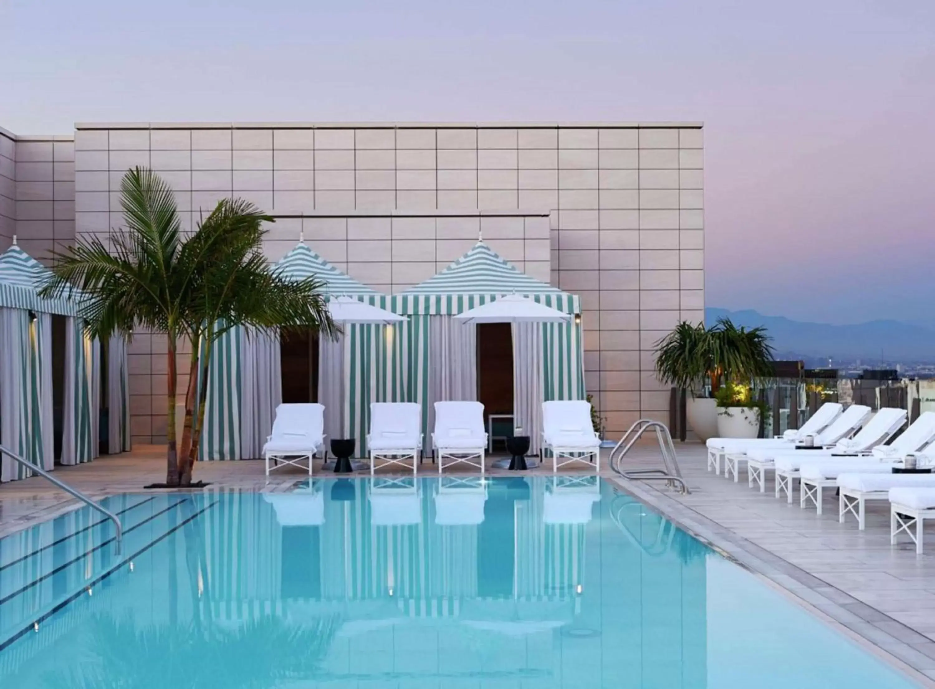 Property building, Swimming Pool in Waldorf Astoria Beverly Hills