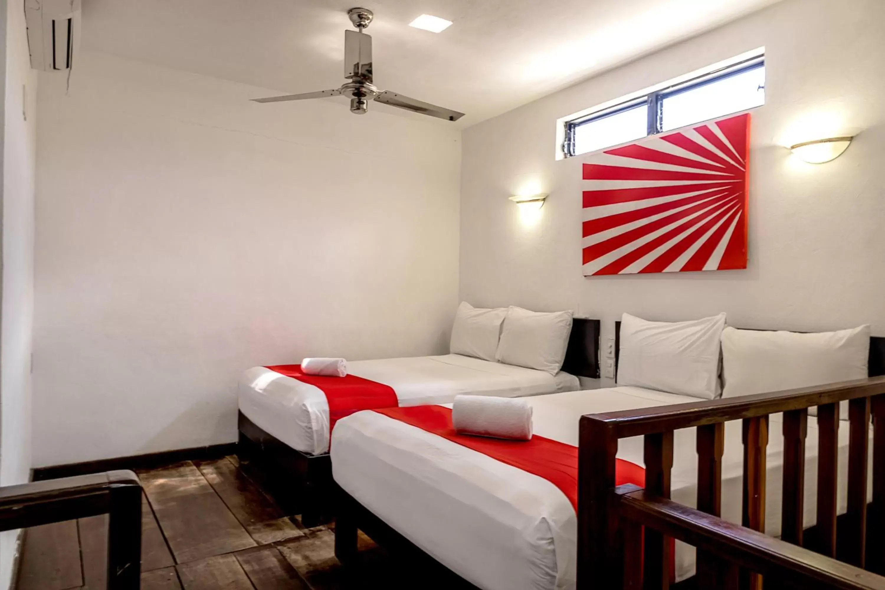 Bed in Hotel Maya Turquesa Bed in Hotel Maya Turquesa