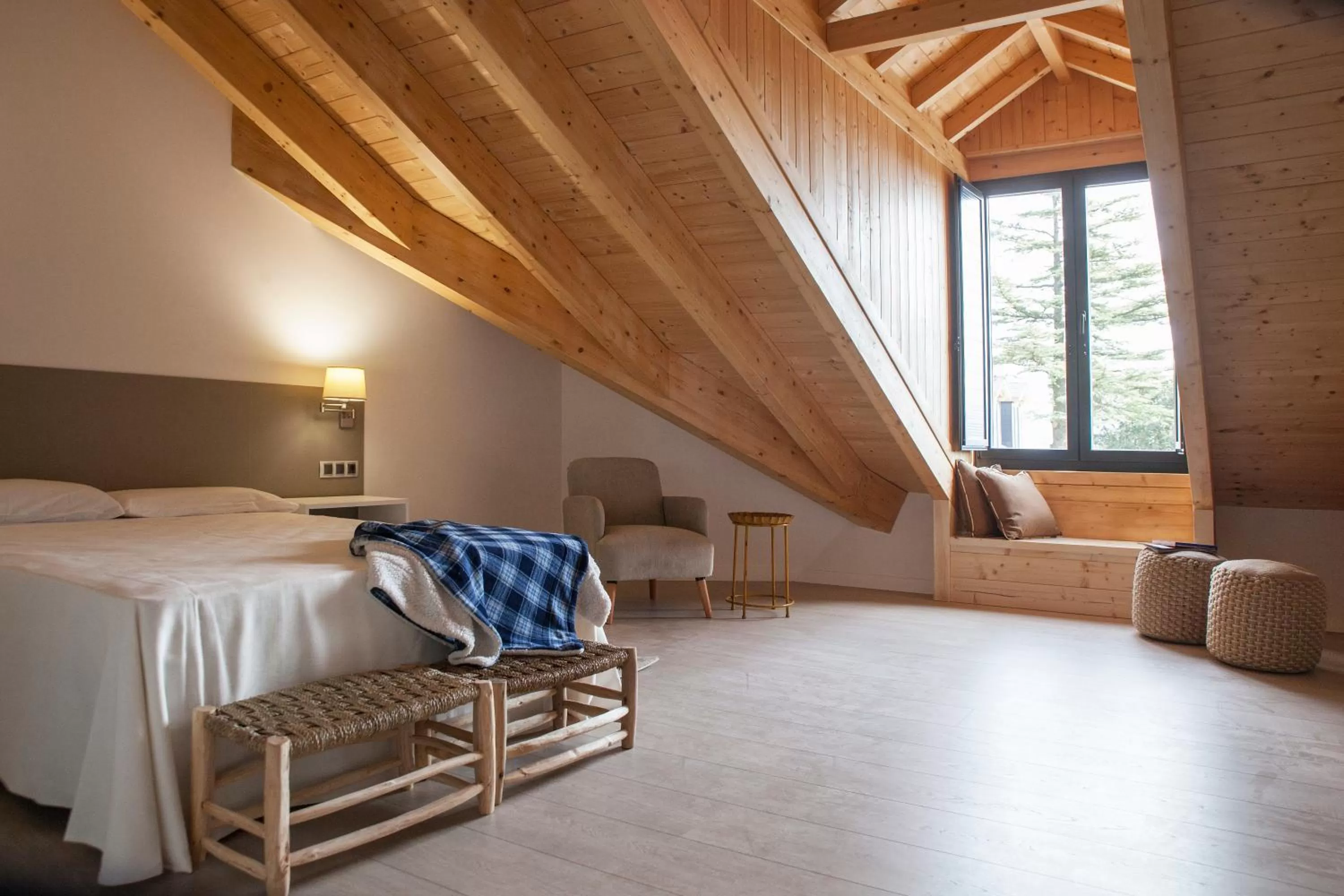 Bed in The Rock Suites & Spa