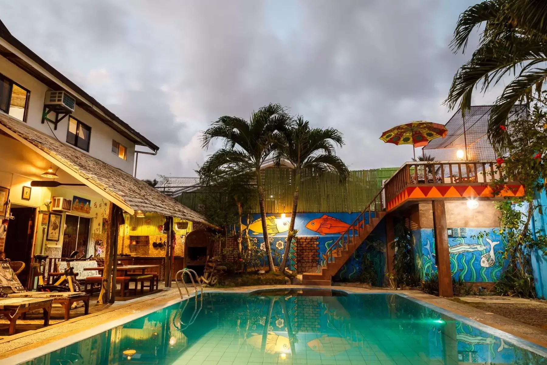 Swimming Pool in Lala Panzi Bed and Breakfast