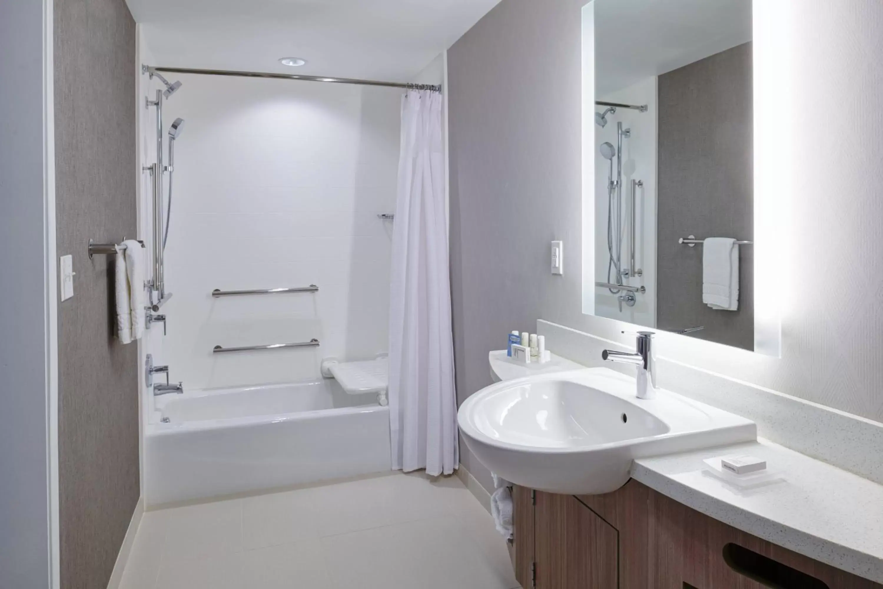 Bathroom in SpringHill Suites by Marriott Detroit Wixom