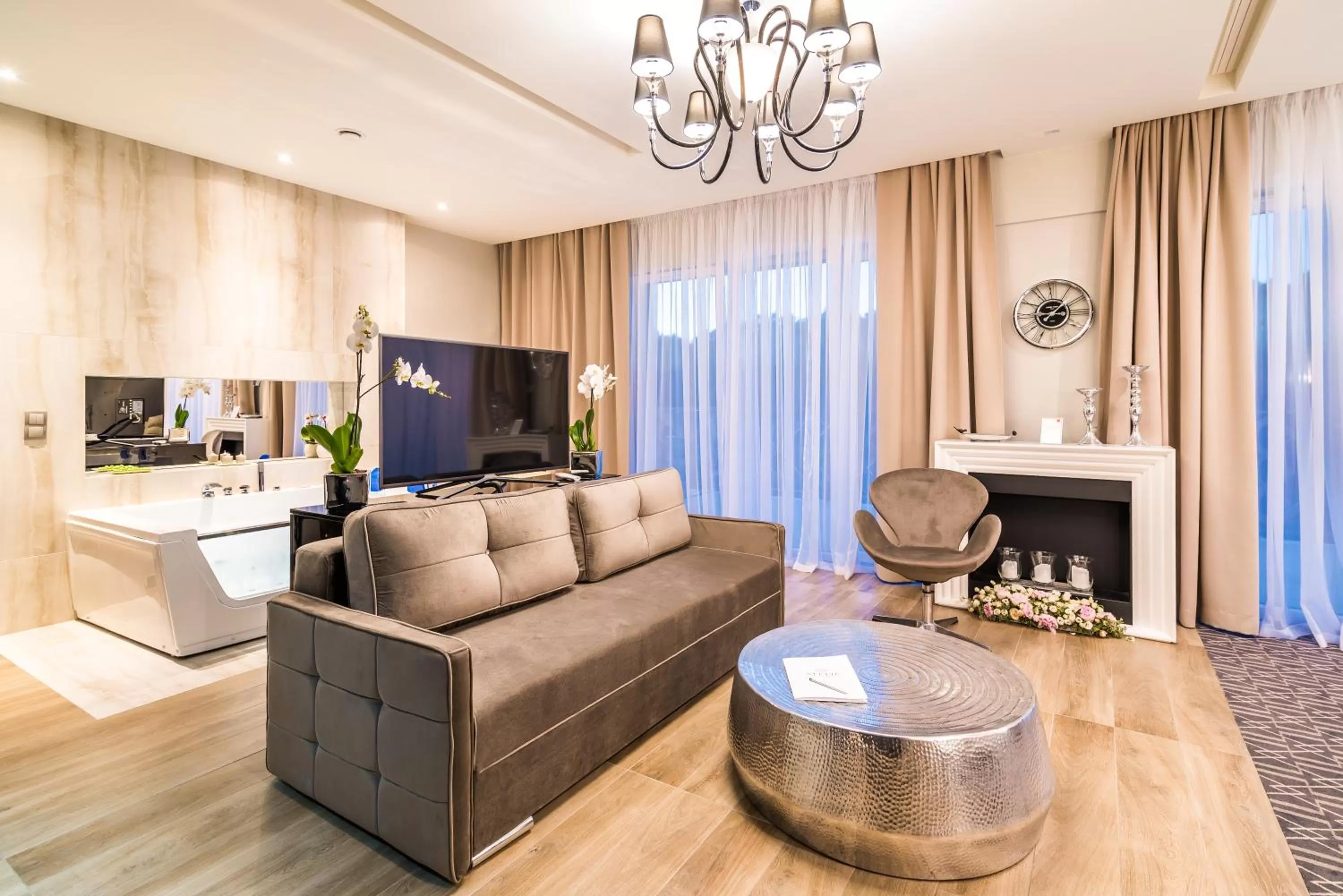 Seating area in Hotel Atelia