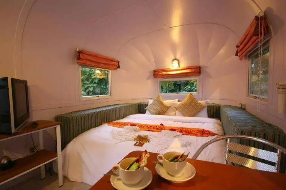 Bed in Mari Pai Resort Bed in Mari Pai Resort