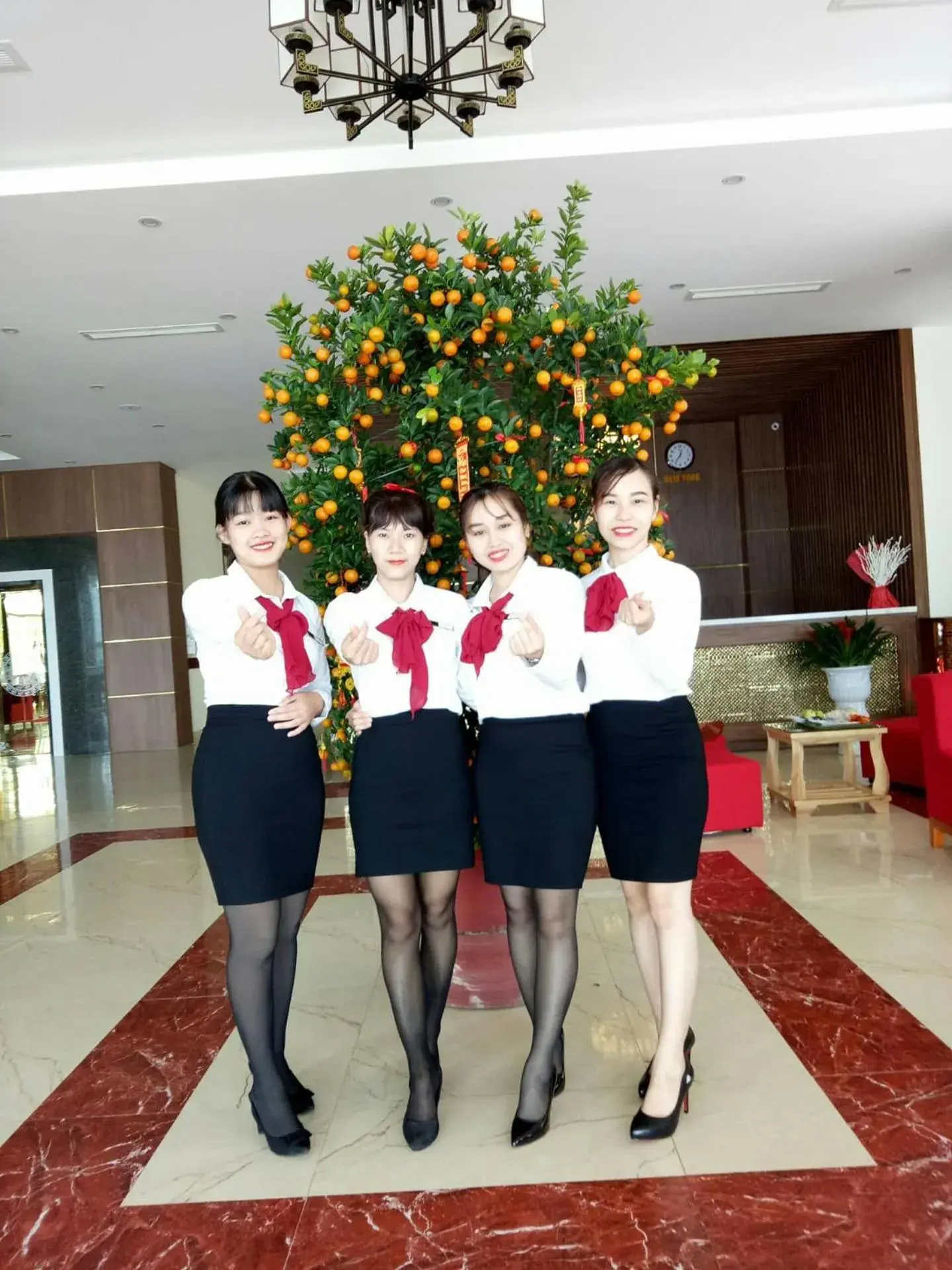 Staff in Phu Cuong Beach Hotel