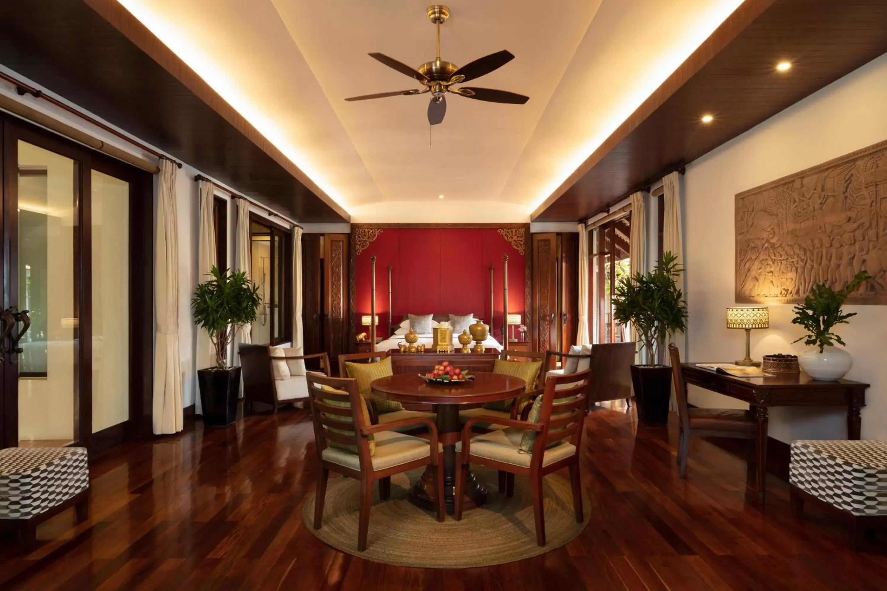 Living room, Restaurant/Places to Eat in Anantara Angkor Resort