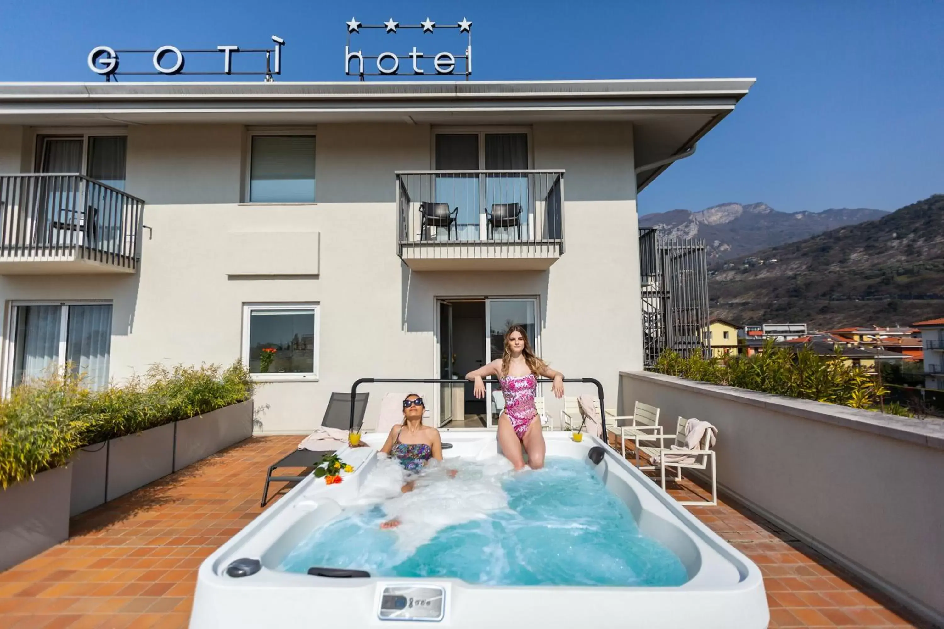 Hot Tub in GoTì Hotel