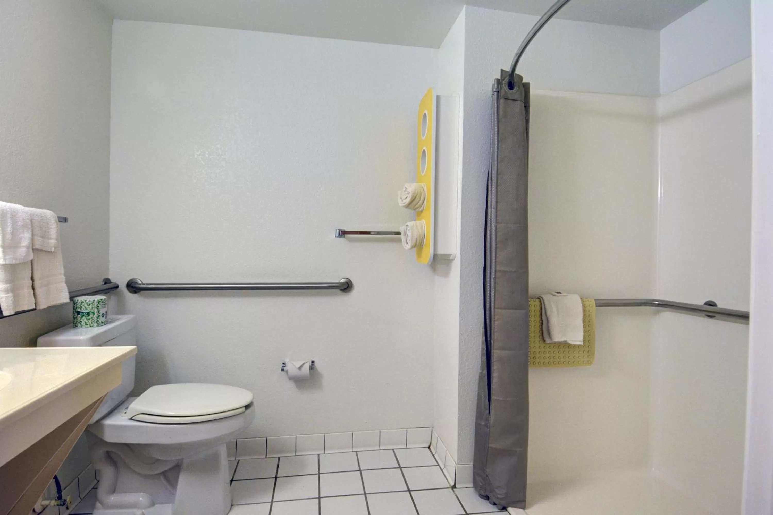 Shower in Motel 6-Denison, TX