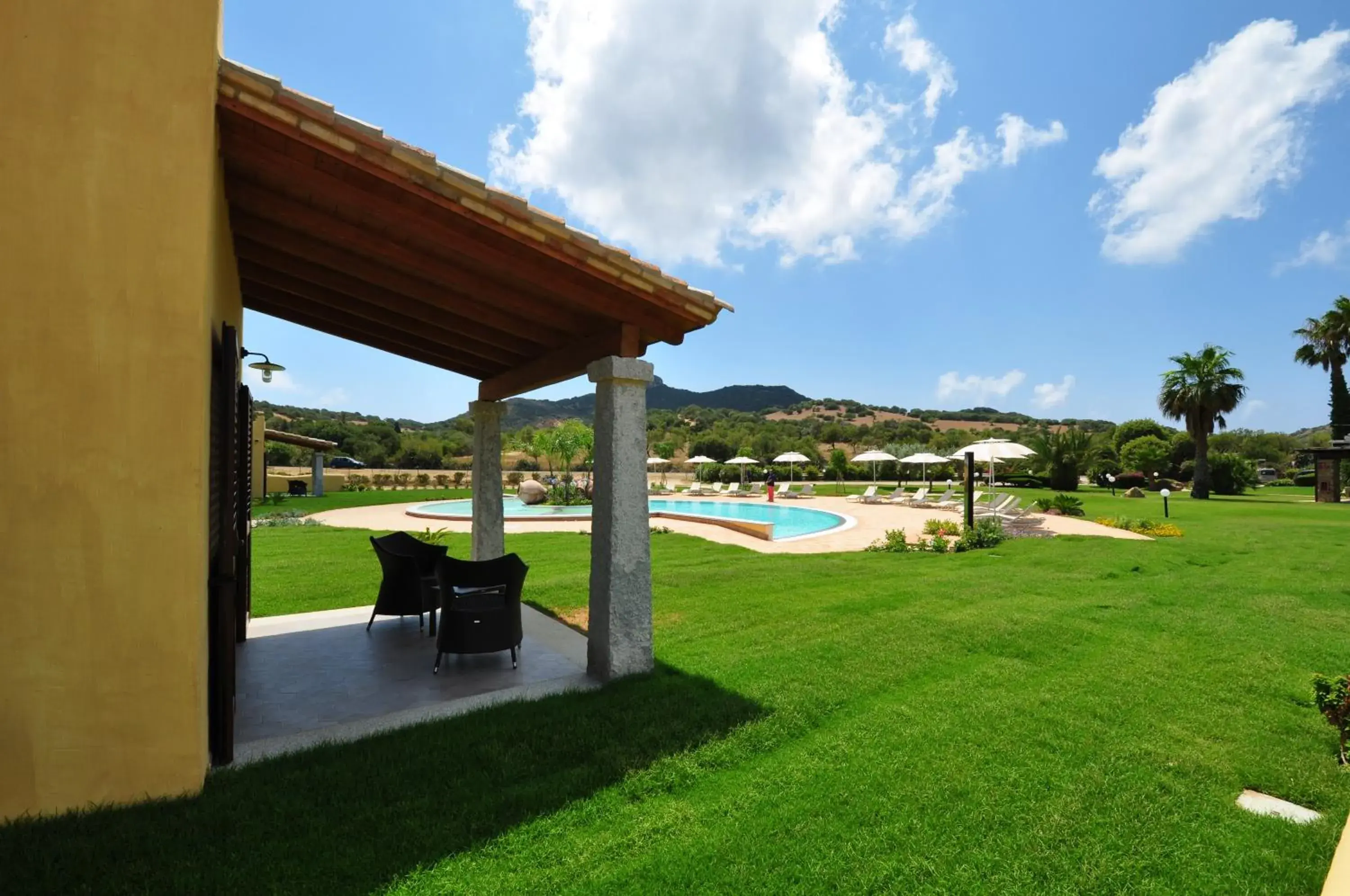 Patio, Swimming Pool in Le Anfore Hotel