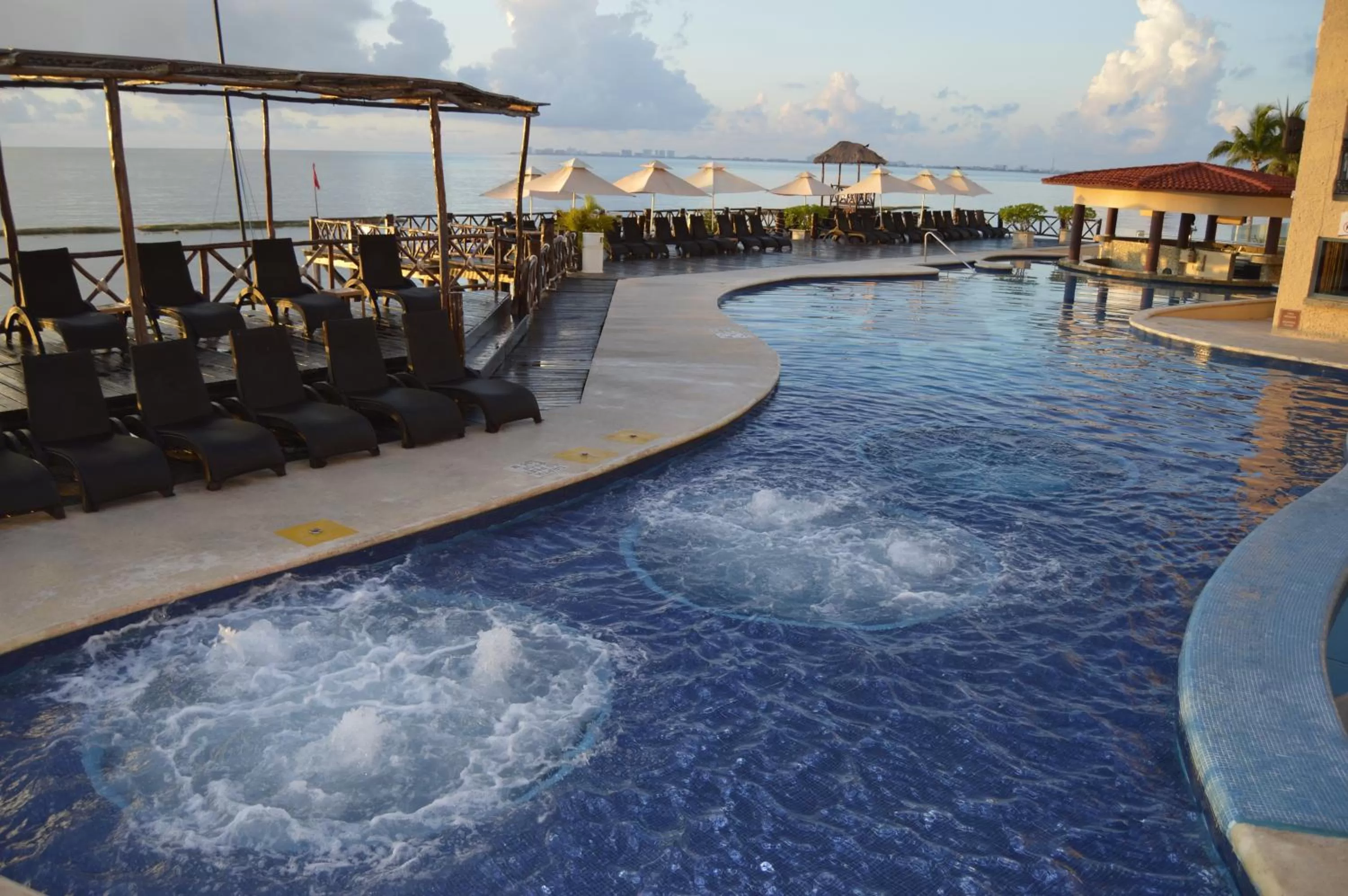 Pool view in All Ritmo Cancun Resort & Water Park