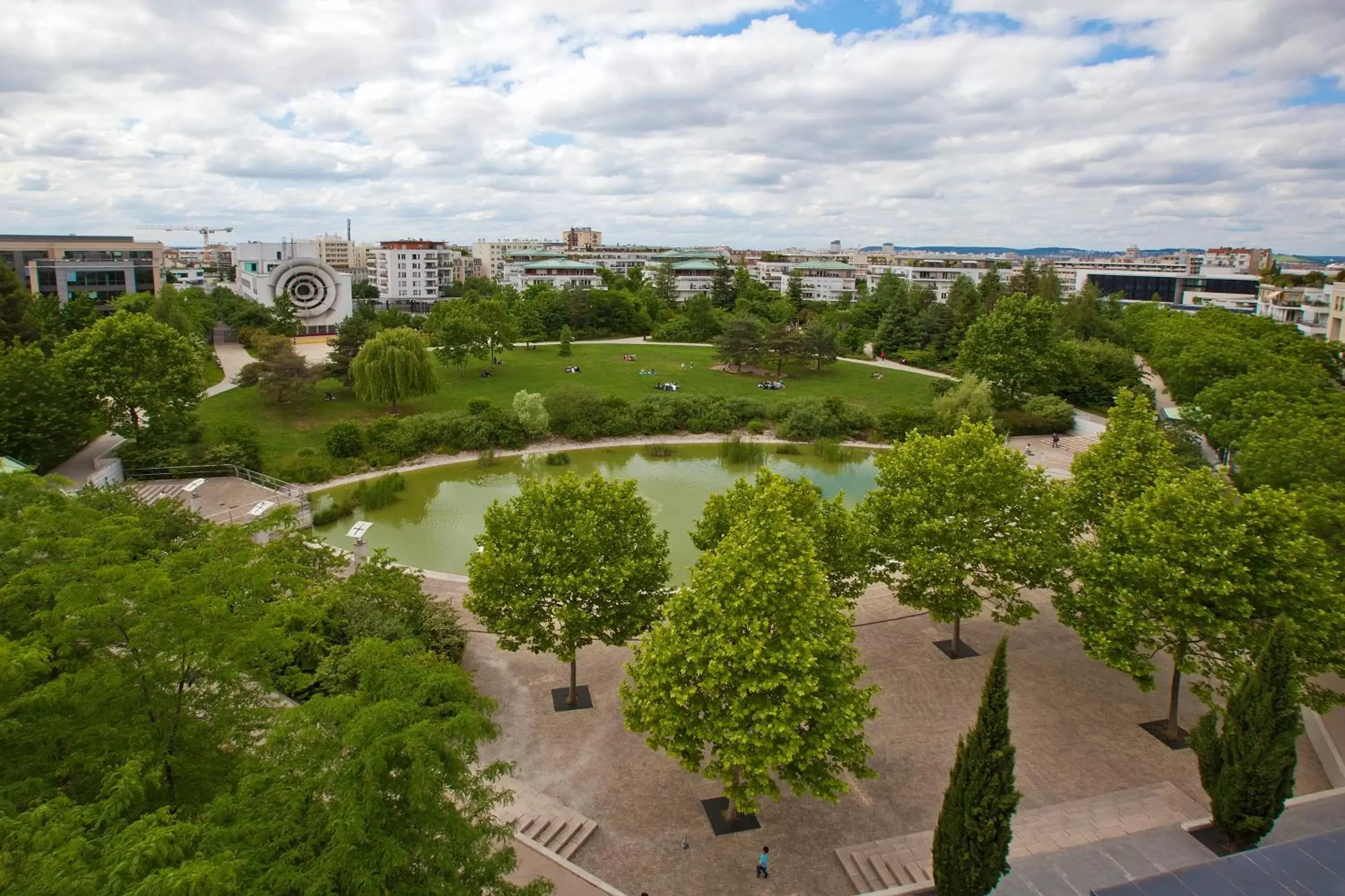 City view, Bird's-eye View in Residhome Bois Colombes Monceau