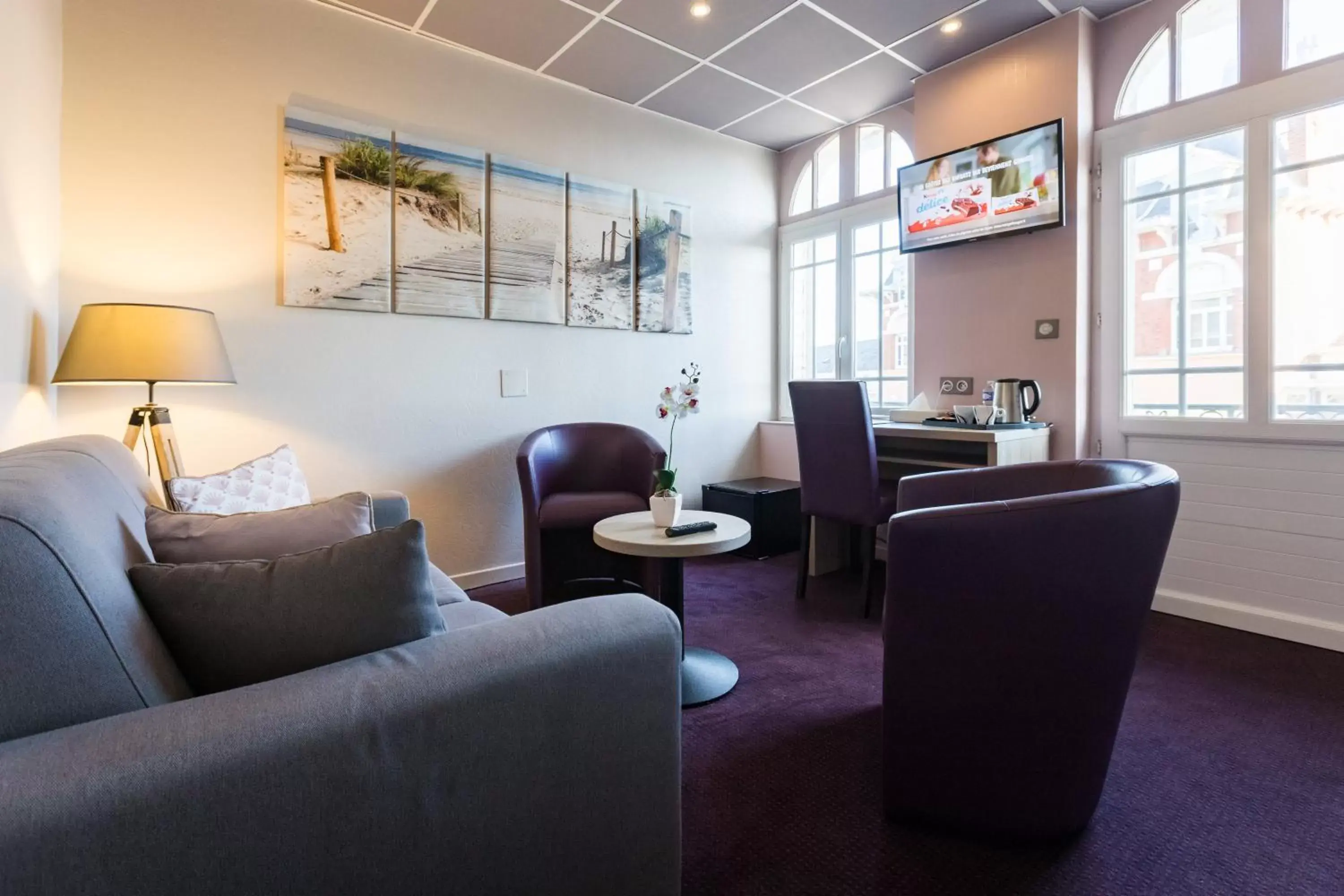 Living room, Seating Area in Hotel de la Terrasse