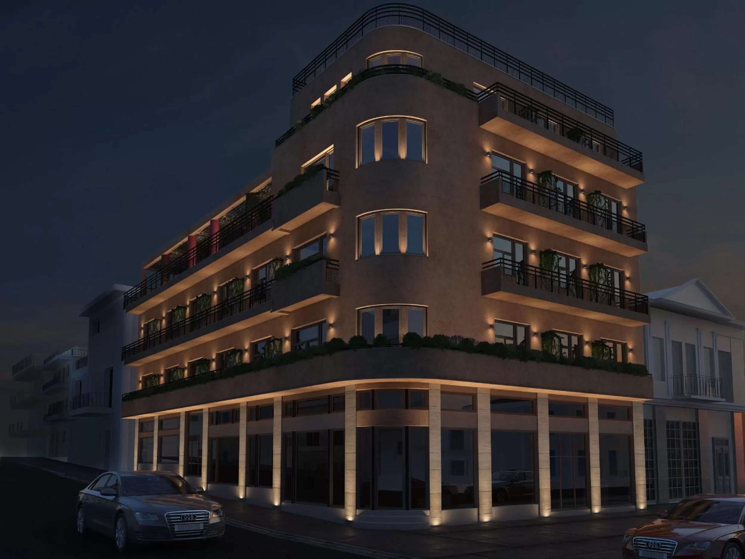Property building in Royalty Hotel Athens