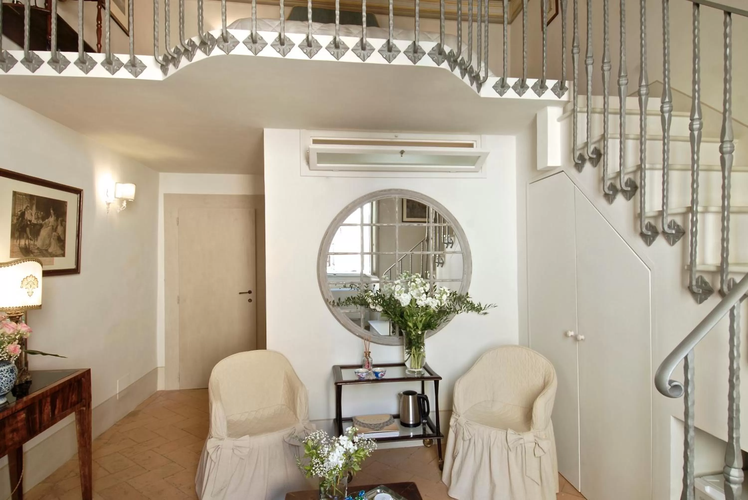Seating area in Palazzo Sant'Angelo