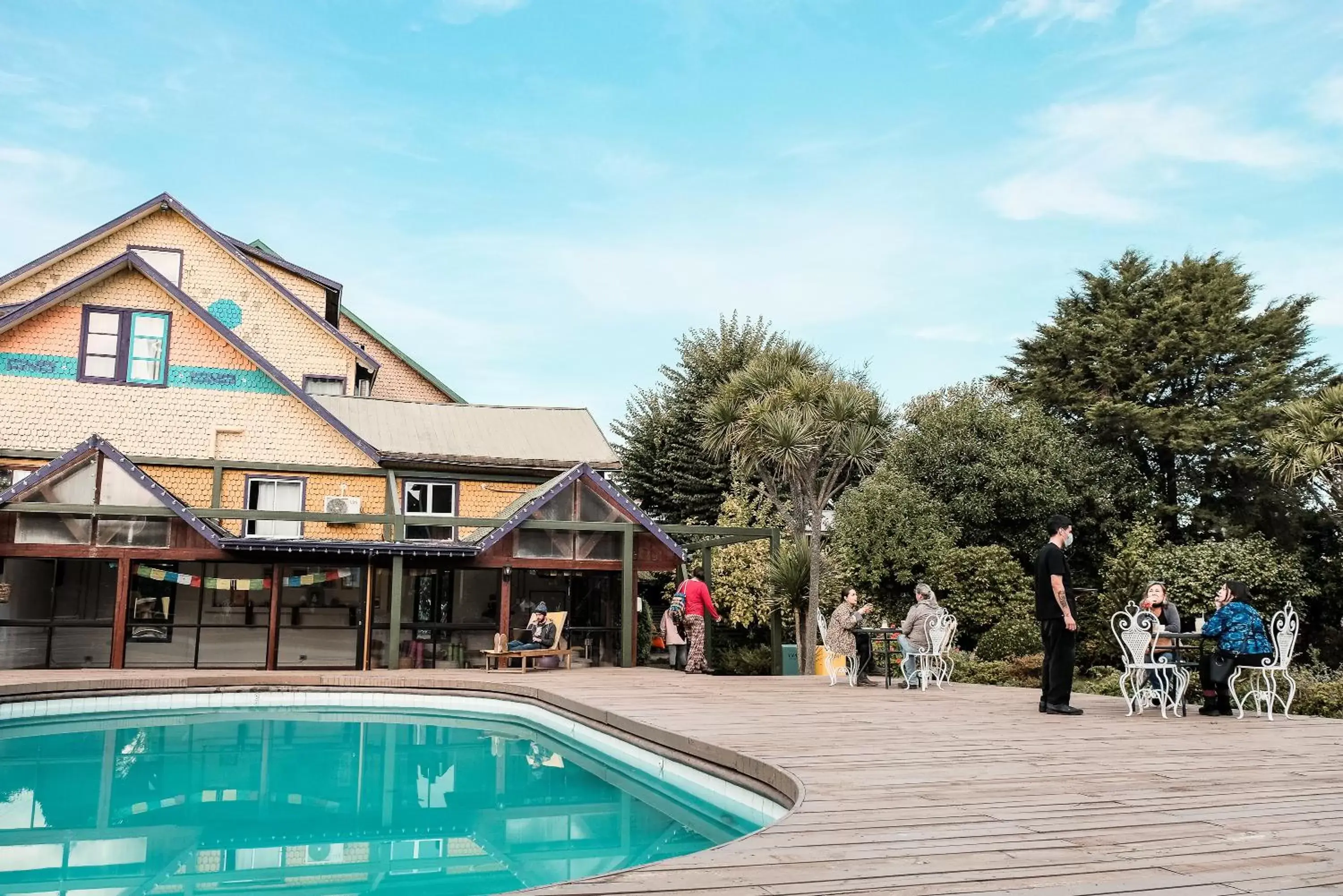 Property building, Swimming Pool in Selina Plaza Pucón