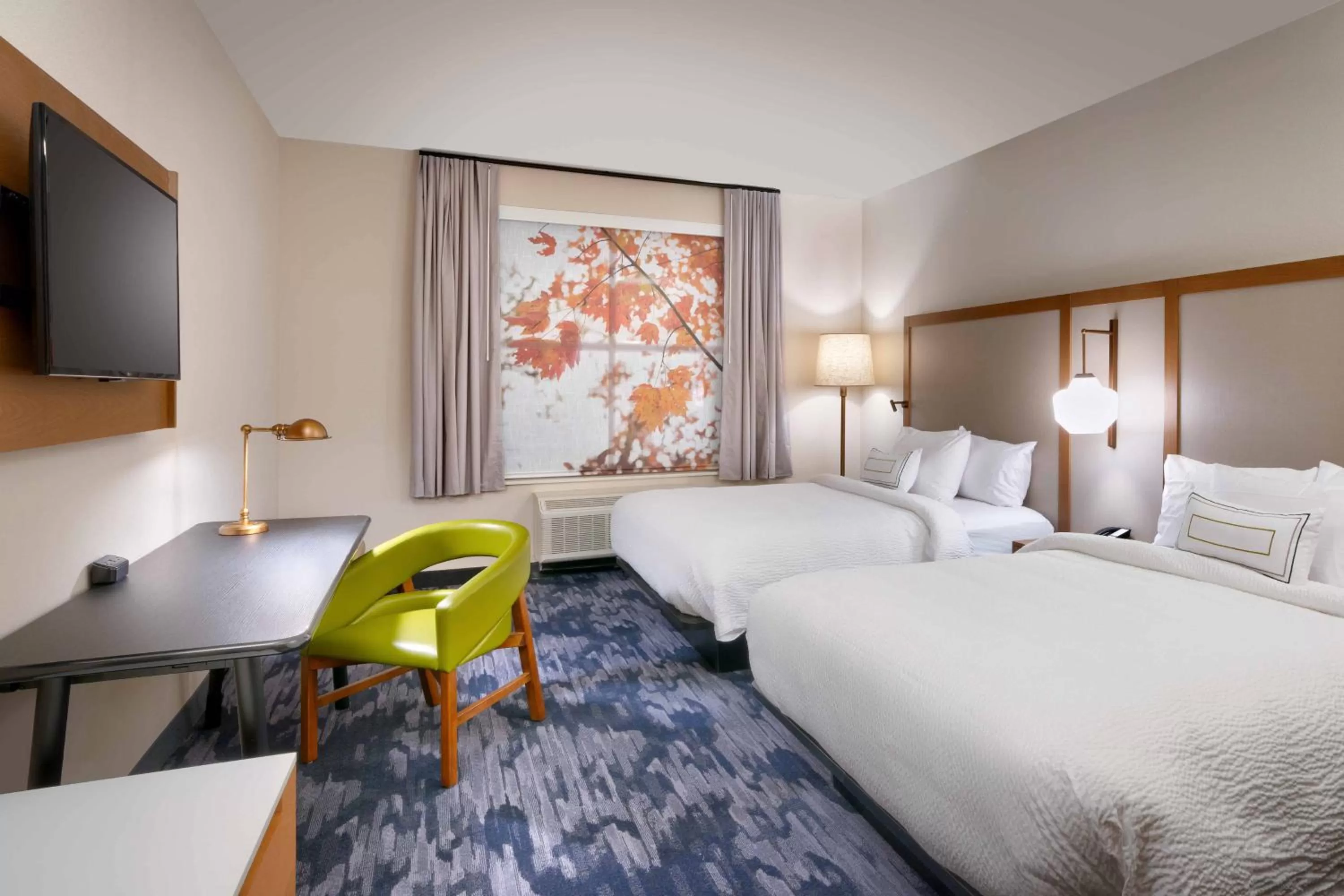 Queen Room with Two Queen Beds - Hearing Accessible in Fairfield Inn & Suites by Marriott Rockport