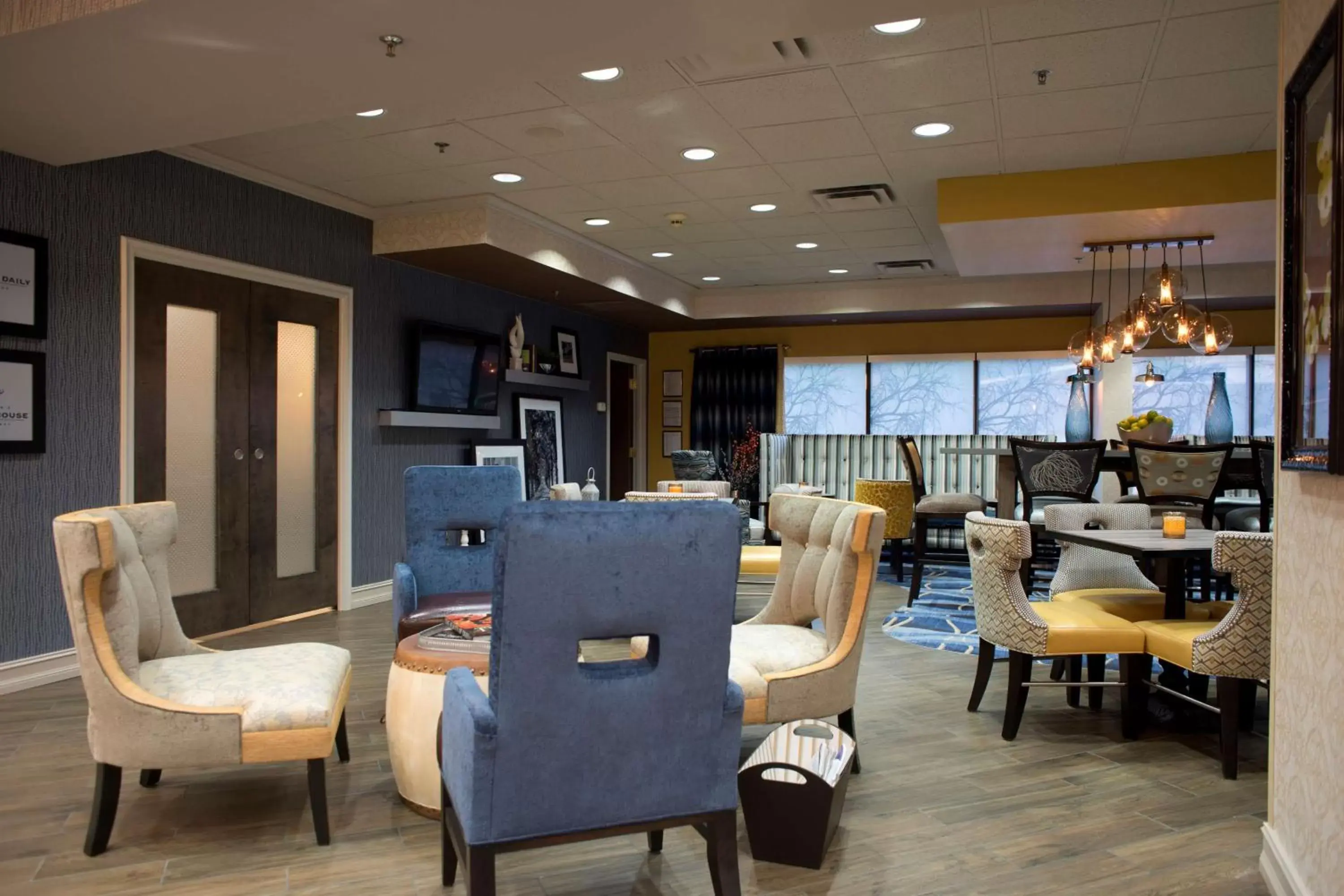Lobby or reception, Restaurant/Places to Eat in Hampton Inn Milledgeville