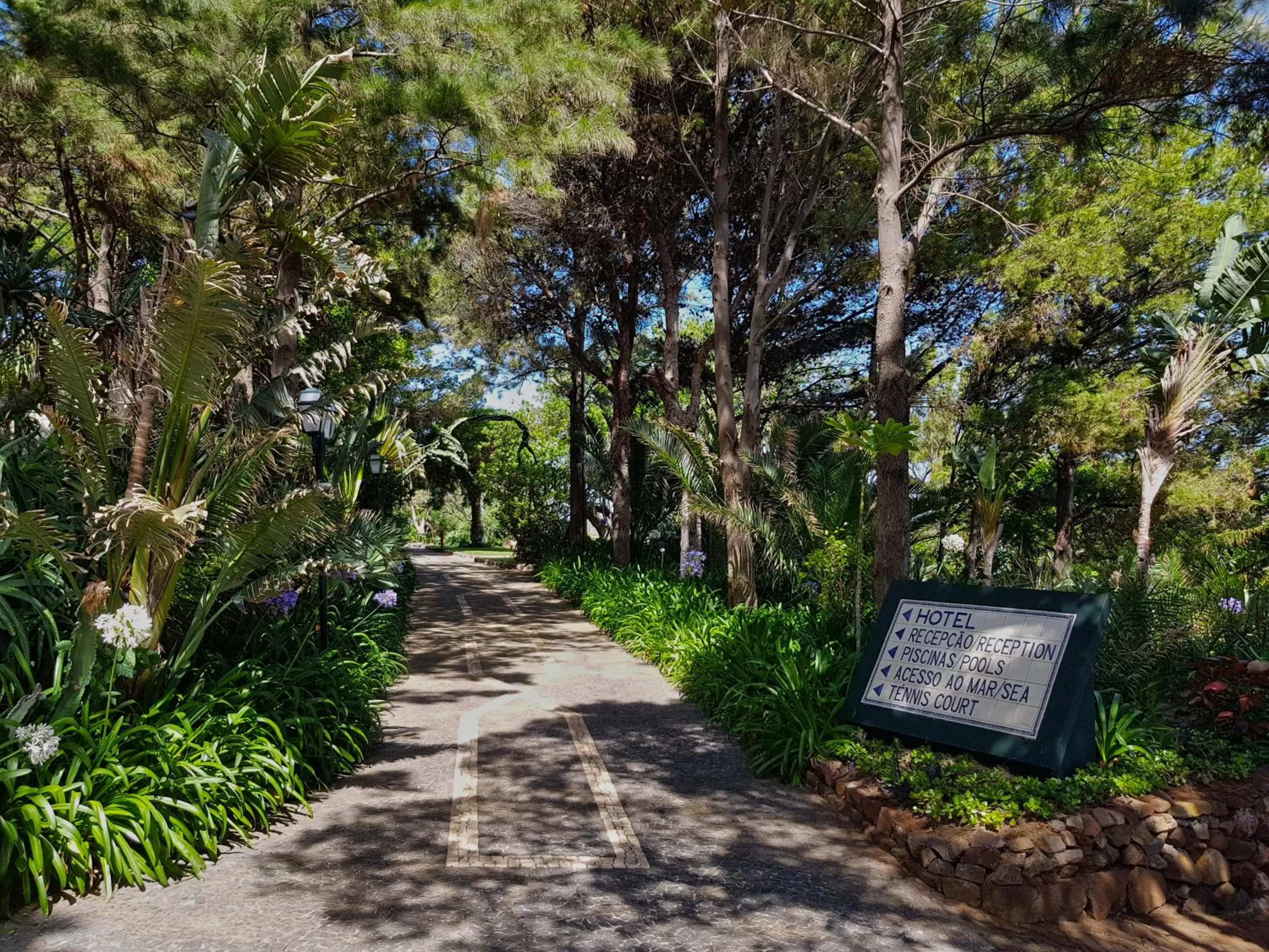 Garden view in Albatroz Beach & Yacht Club