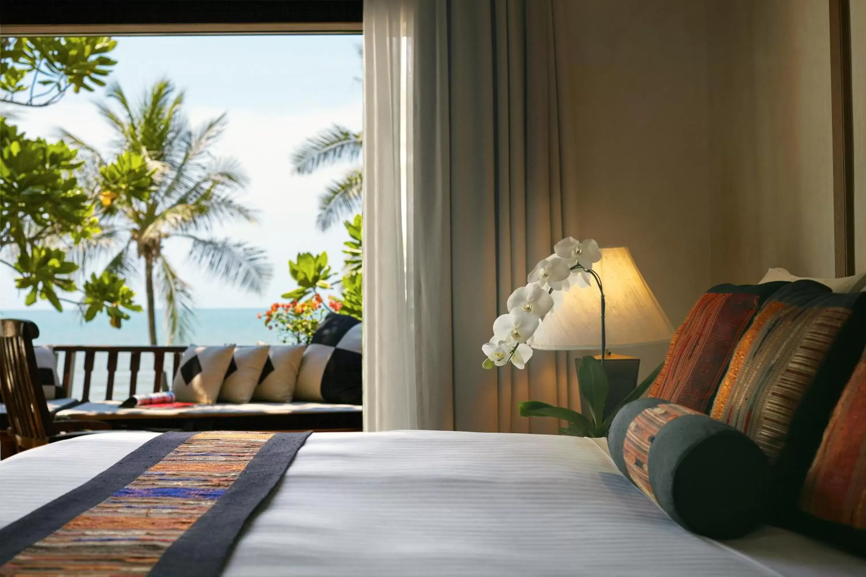 Bed in Anantara Hua Hin Resort - SHA Certified