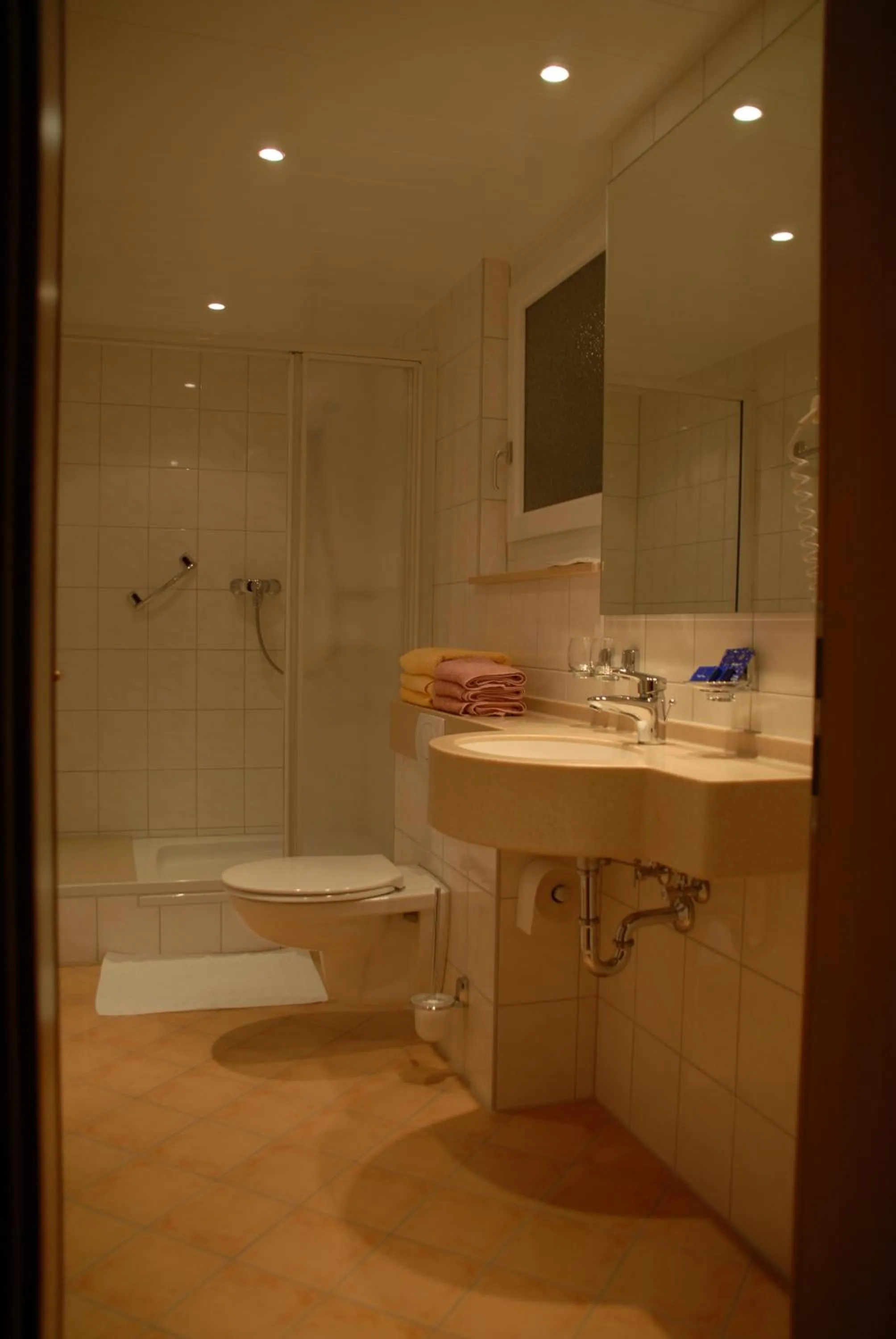 Bathroom in Stumbergers Hotel - free parking -