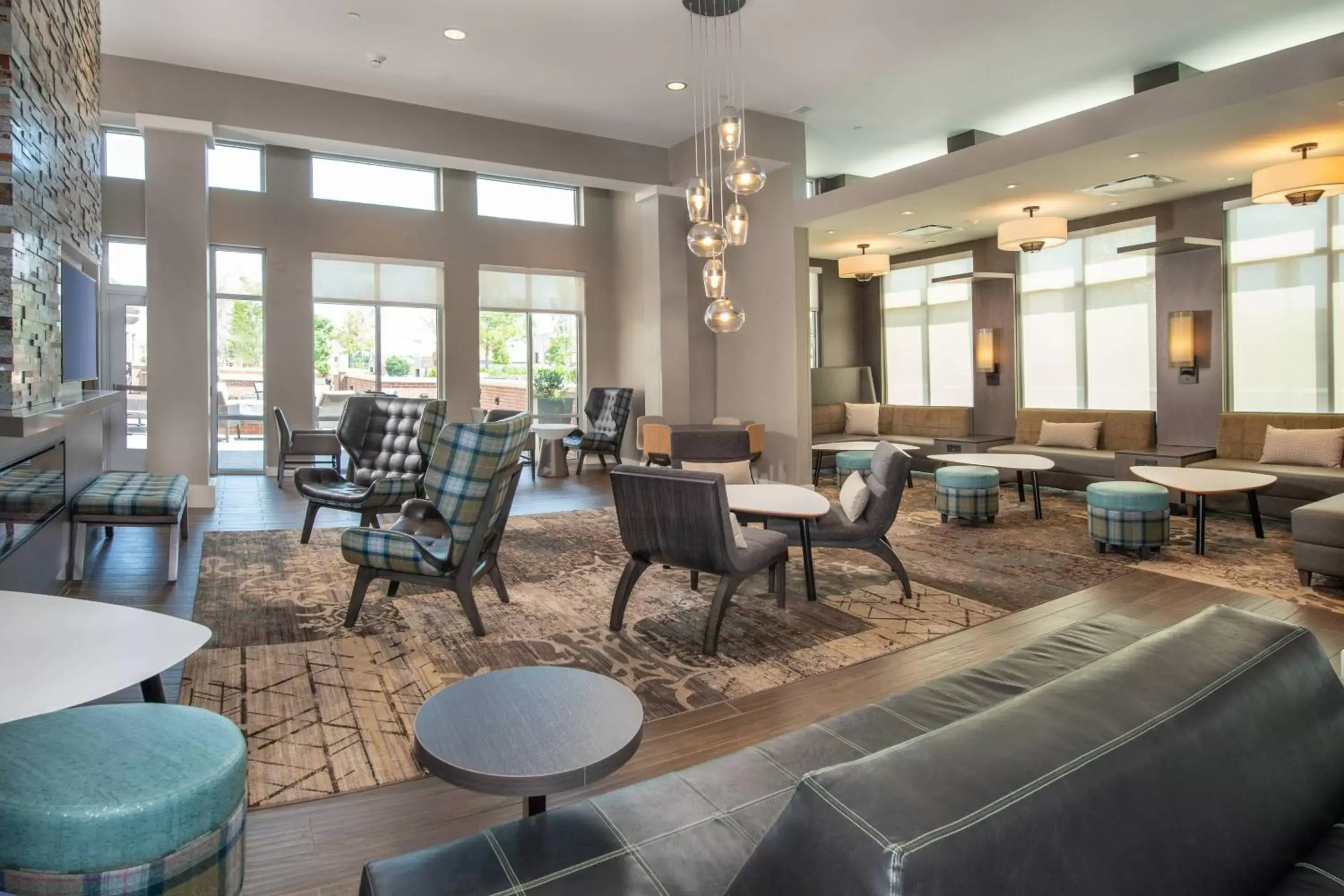 Lobby or reception, Lounge/Bar in Residence Inn Fulton at Maple Lawn